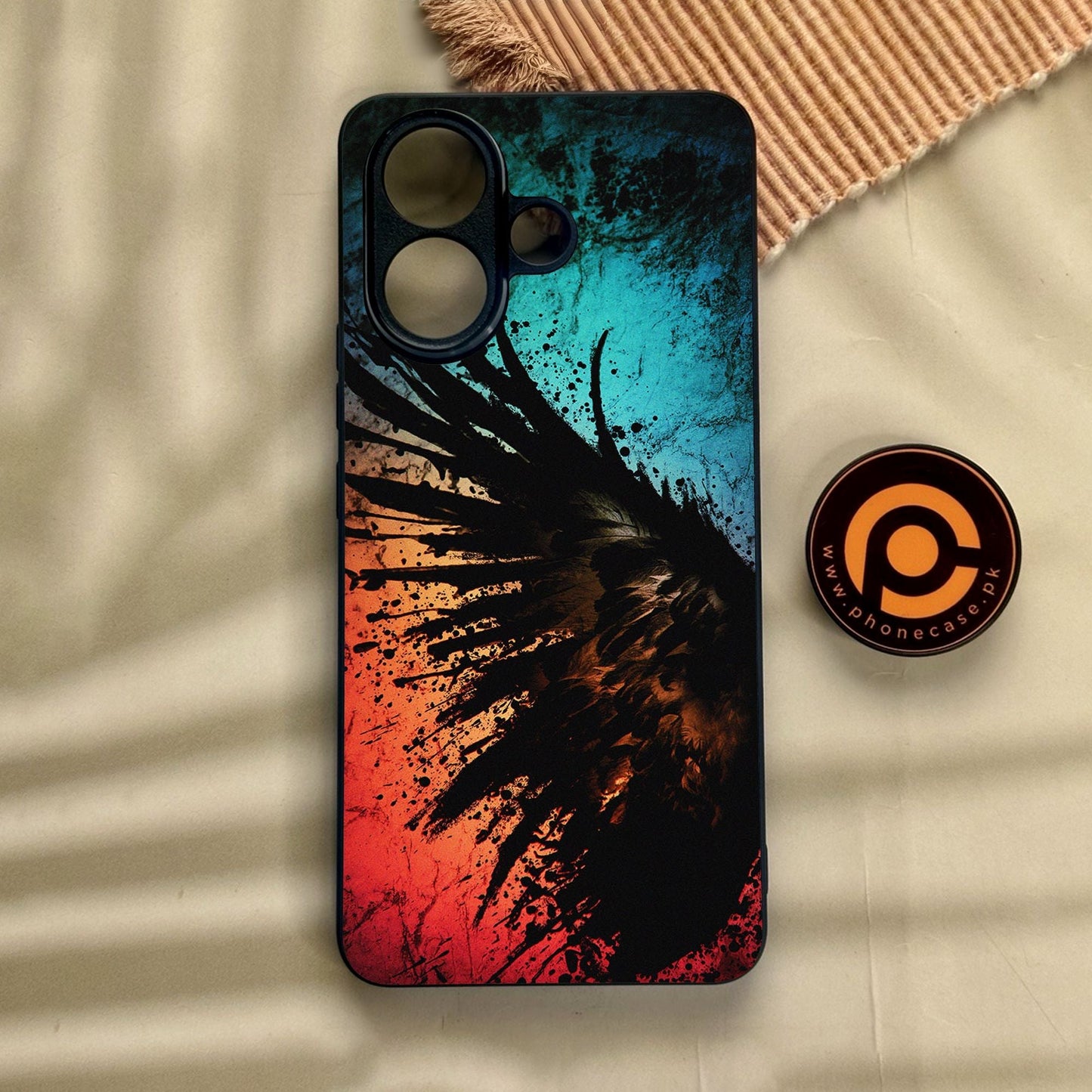 Vivo V60 Lite - Angel 2.0 Design 9 - Premium Metal Printed Soft Bumper Shock Proof Case