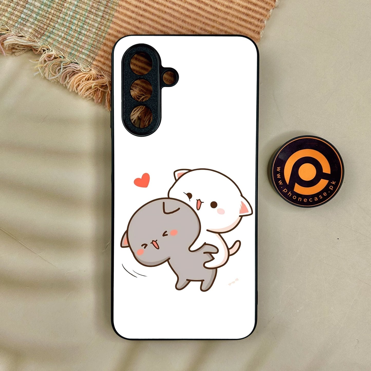 Samsung Galaxy A17 - Cute Bubu Dudu Design 4 - Premium Metal Printed Soft Bumper Shock Proof Case