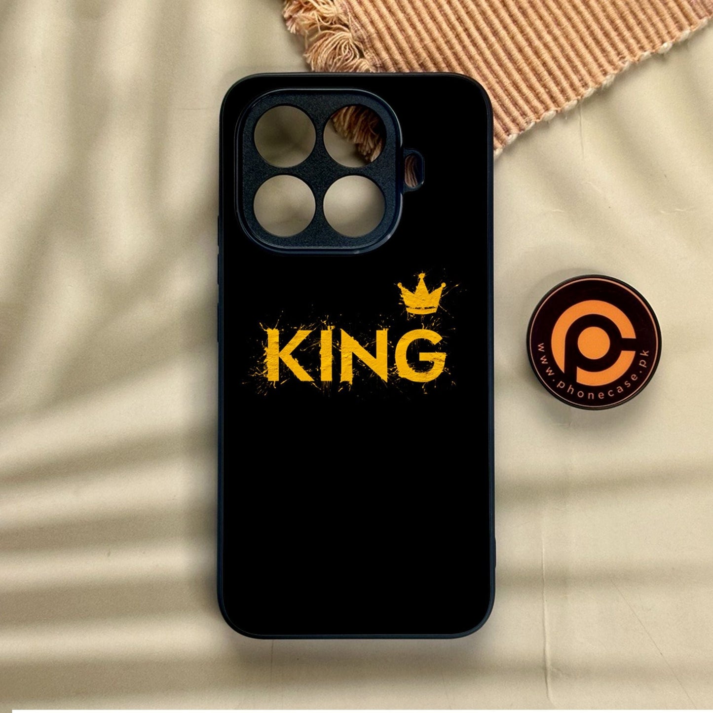 Xiaomi 15T Pro - King Design 2 - Premium Metal Printed Soft Bumper Shock Proof Case