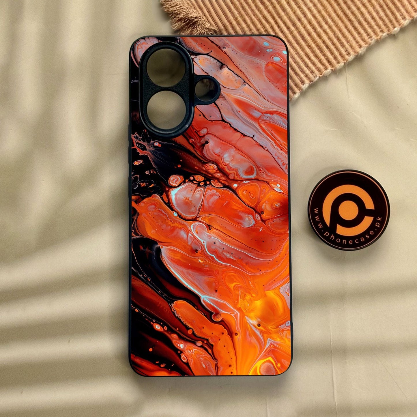 Vivo V60 Lite - Liquid Marble Design 4 - Premium Metal Printed Soft Bumper Shock Proof Case