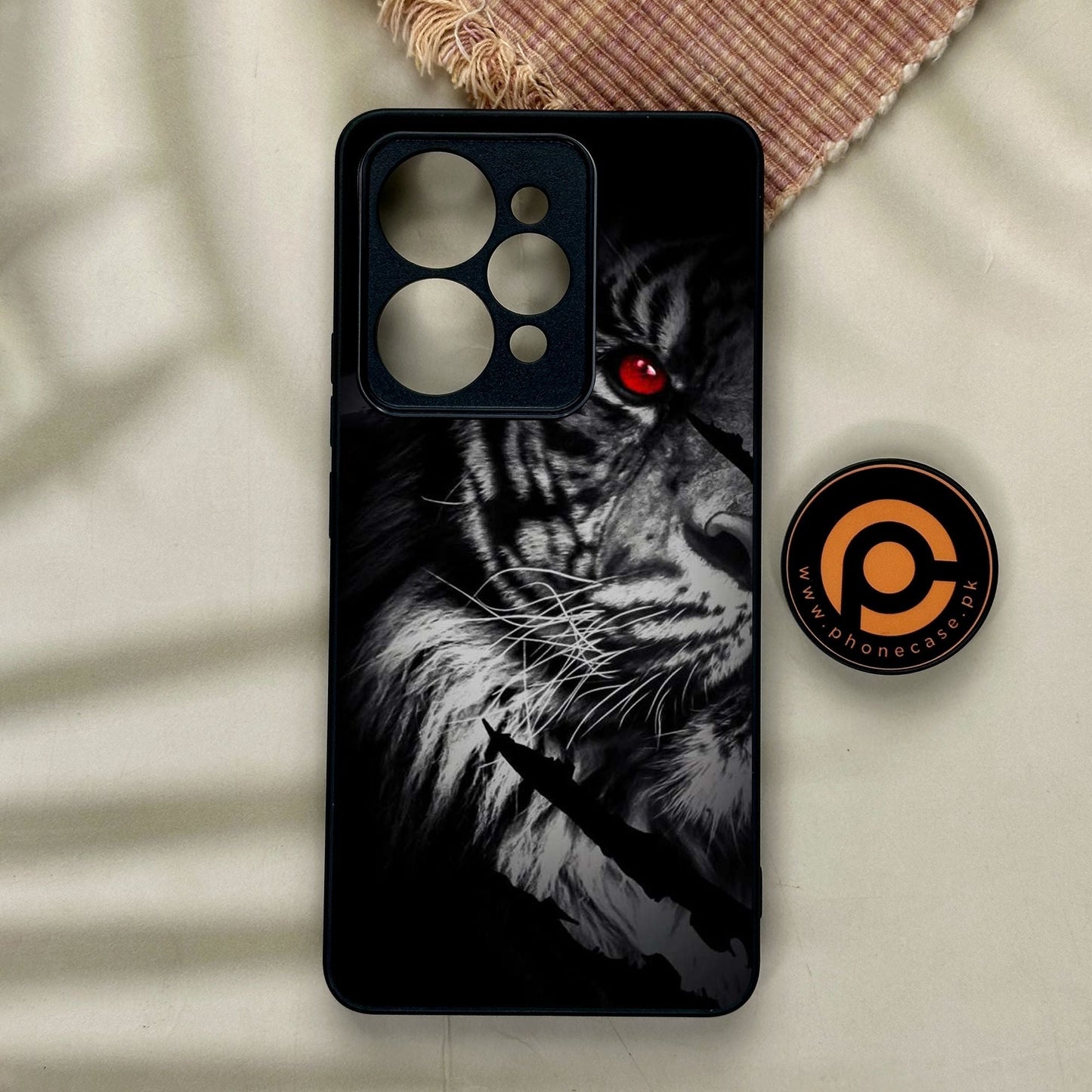 Realme 15 Pro - Tiger Design 7 - Premium Metal Printed Soft Bumper Shock Proof Case