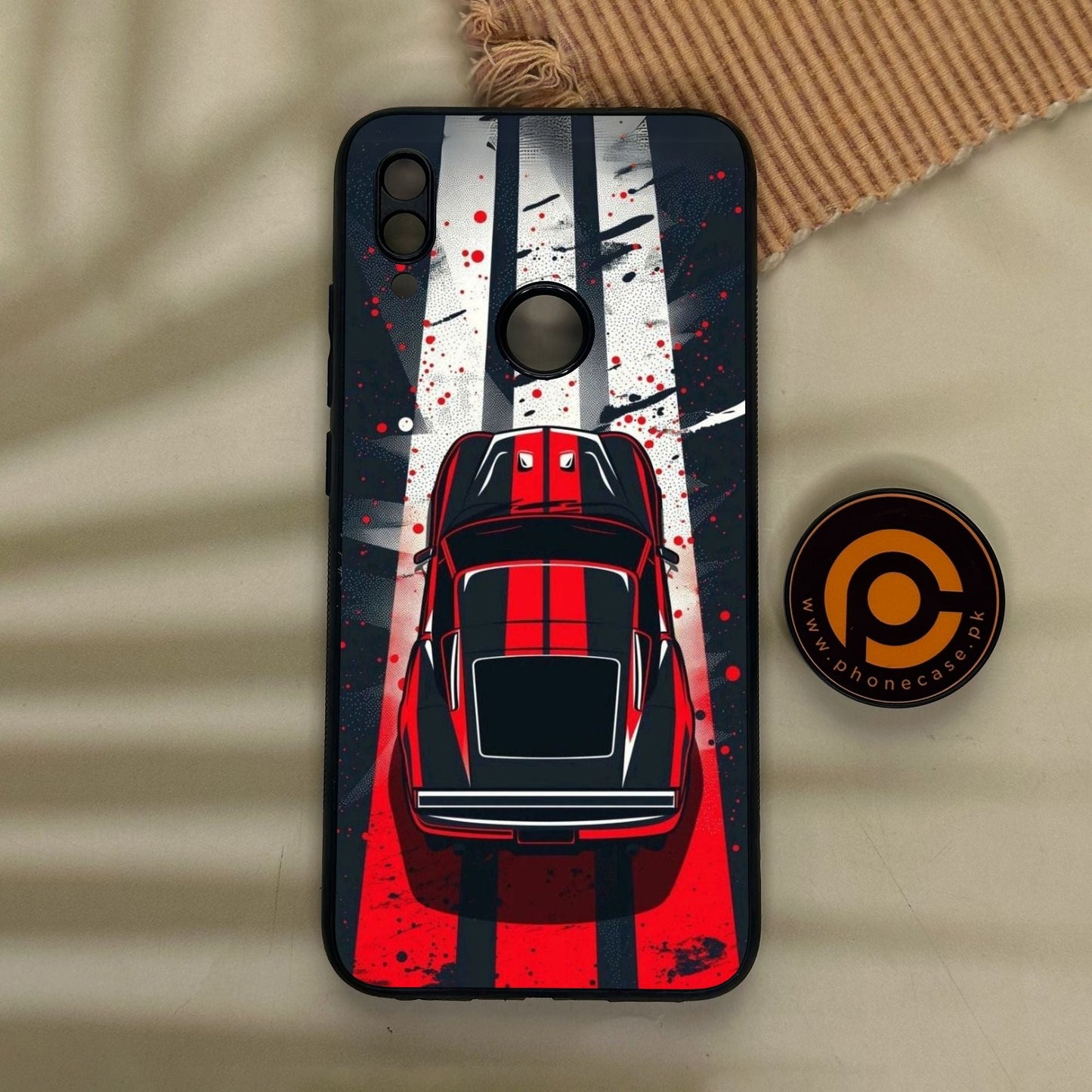 Redmi Note 7 - Top-Down Track - Premium Metal Printed Soft Bumper Shock Proof Case