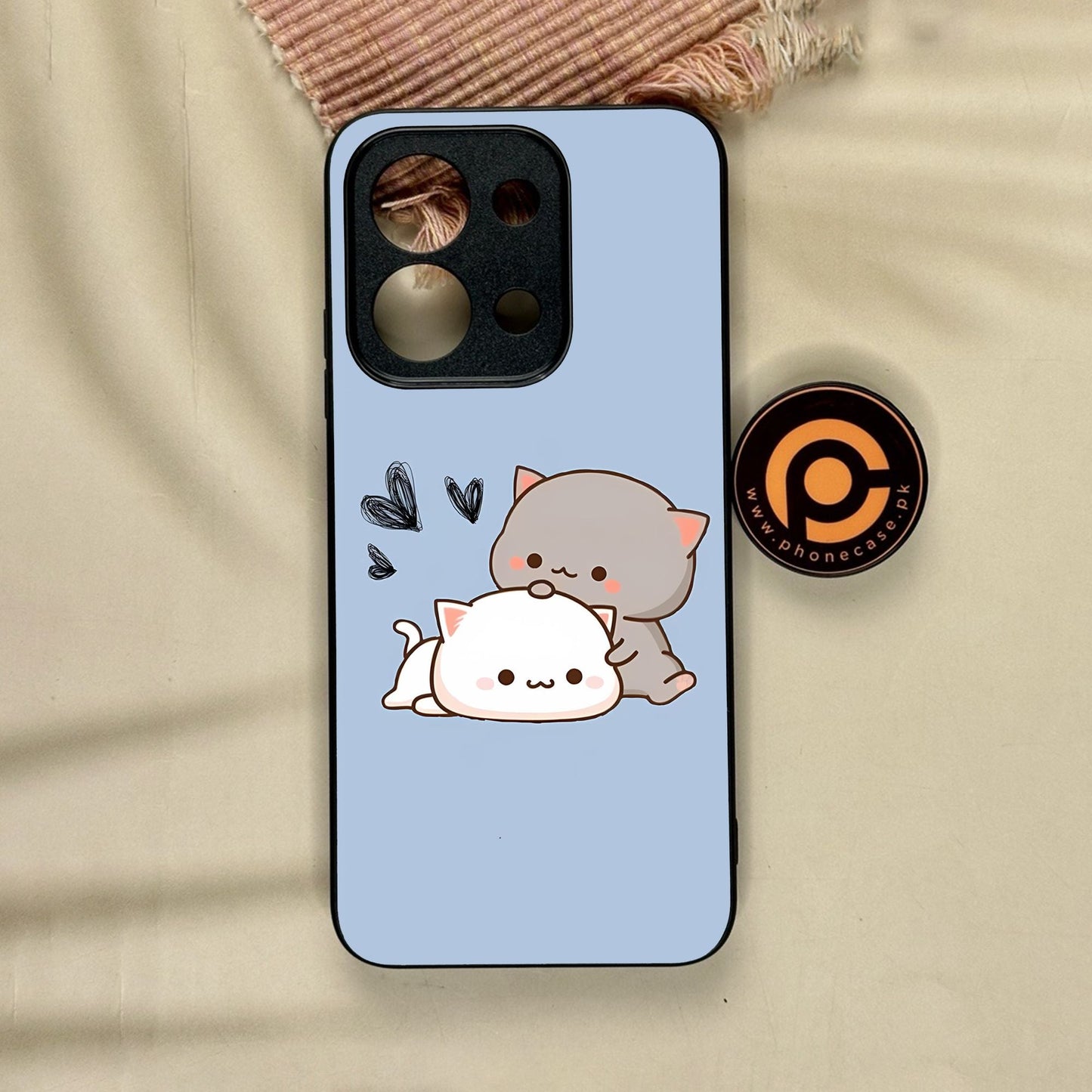 Xiaomi Redmi 15C - Cute Bubu Dudu Design 3 - Premium Metal Printed Soft Bumper Shock Proof Case