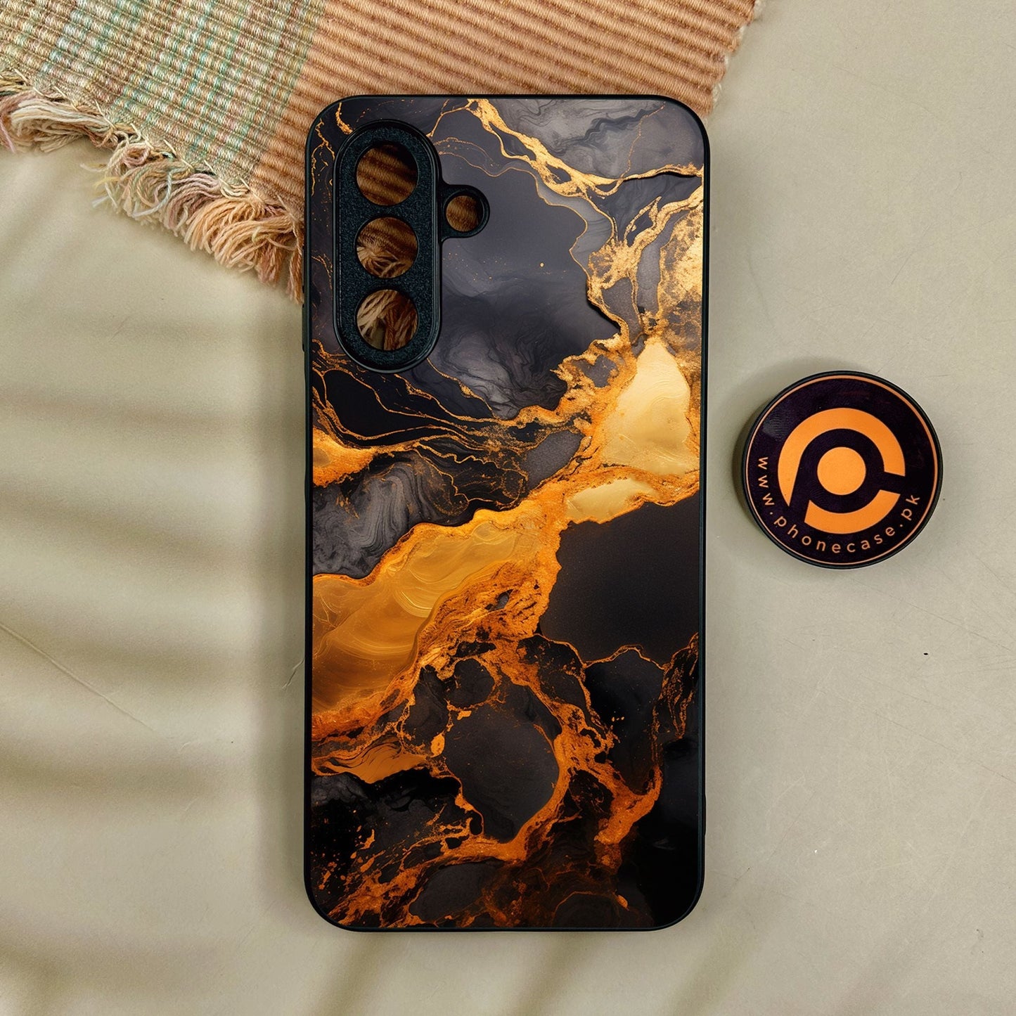 Samsung Galaxy A17 - Liquid Design 4 - Premium Metal Printed Soft Bumper Shock Proof Case