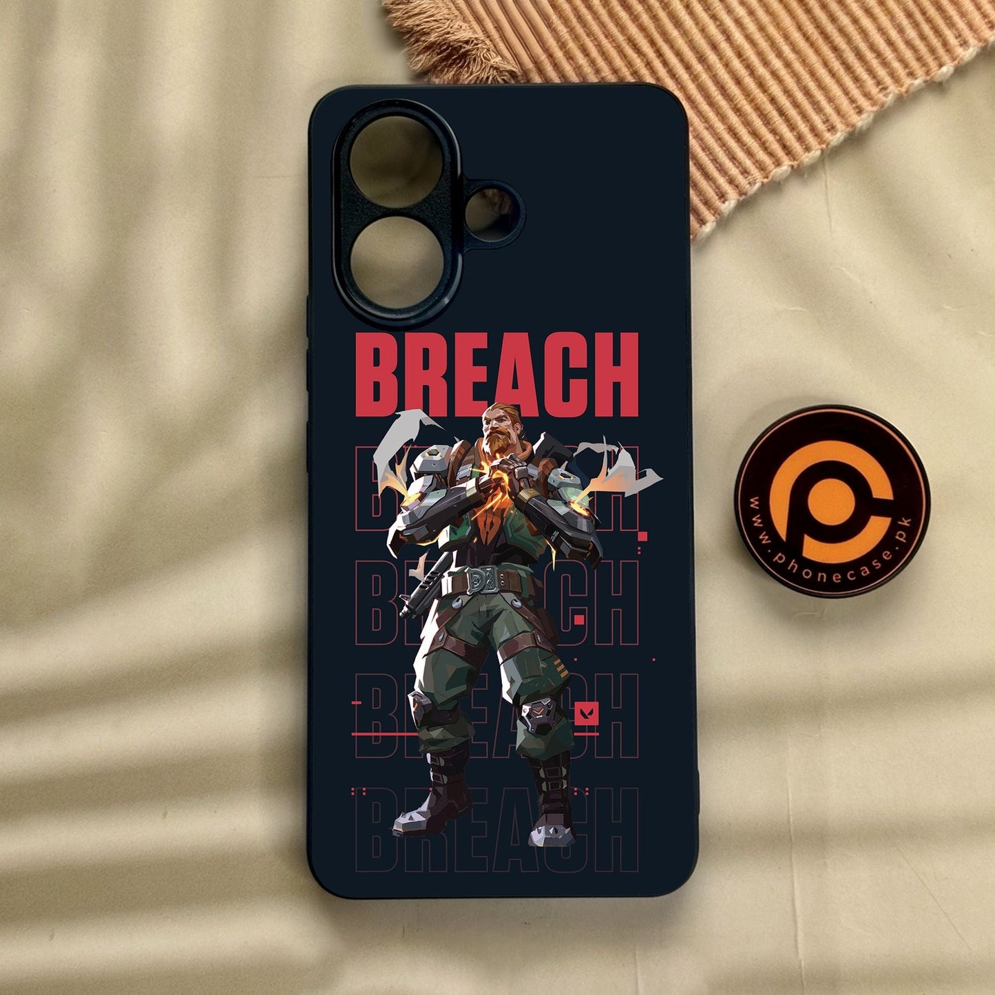 Vivo V60 Lite - Battle-Ready Design 6 - Premium Metal Printed Soft Bumper Shock Proof Case