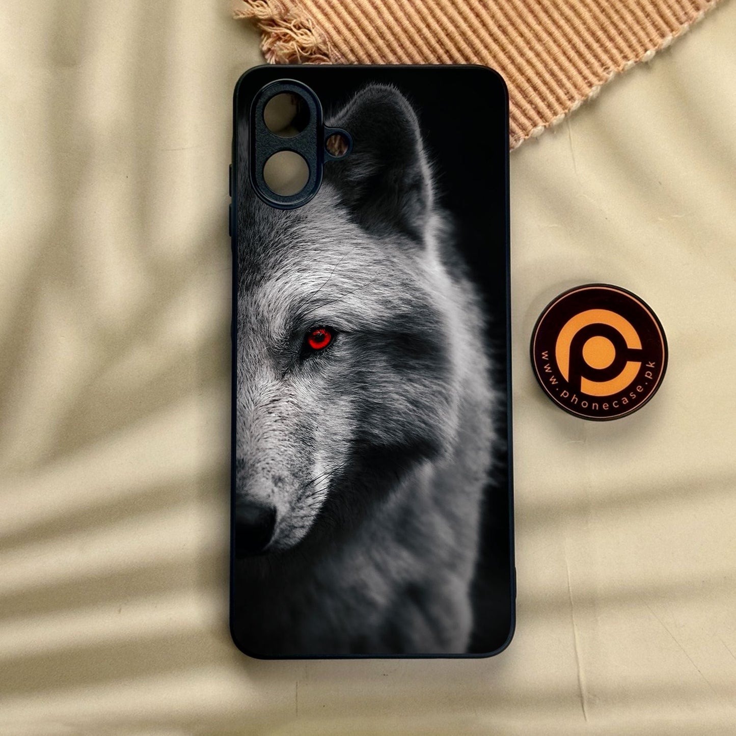 Samsung Galaxy A07 - Wolf Design 10 - Premium Metal Printed Soft Bumper Shock Proof Case