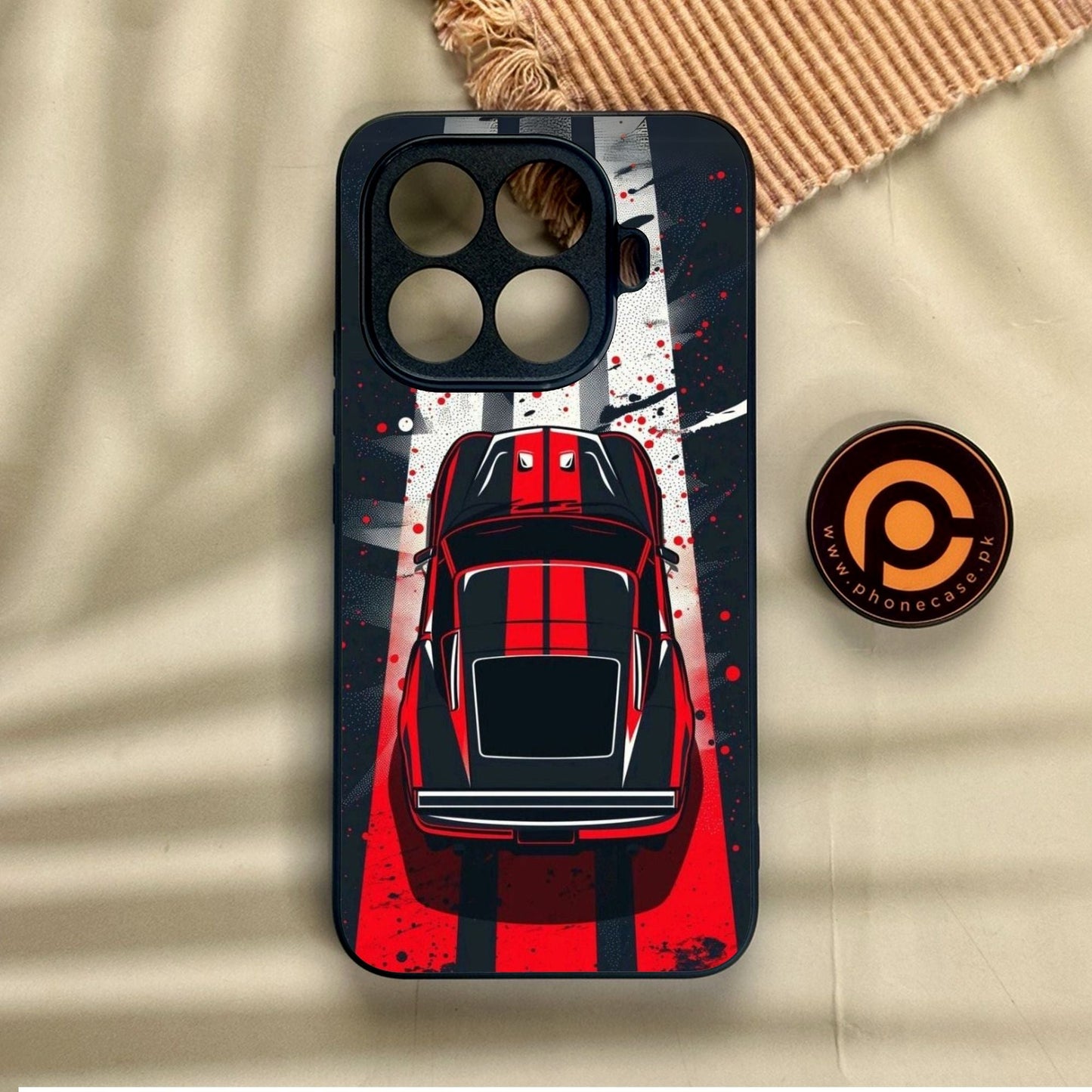 Xiaomi 15T Pro - Top-Down Track - Premium Metal Printed Soft Bumper Shock Proof Case