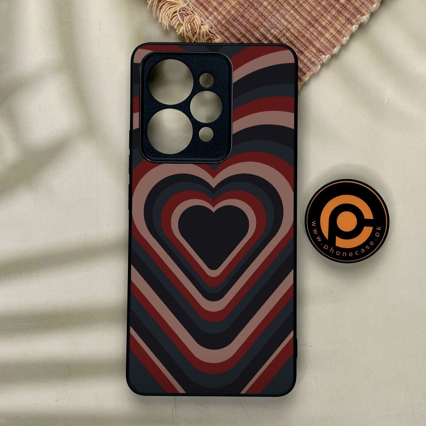 Realme 15 Pro - Heart 2.0 Design 4 - Premium Metal Printed Soft Bumper Shock Proof Case