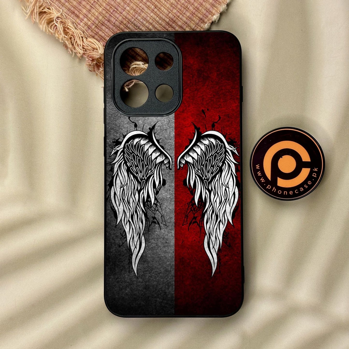 OnePlus 13s - Angel Wings Design 2 - Premium Metal Printed Soft Bumper Shock Proof Case