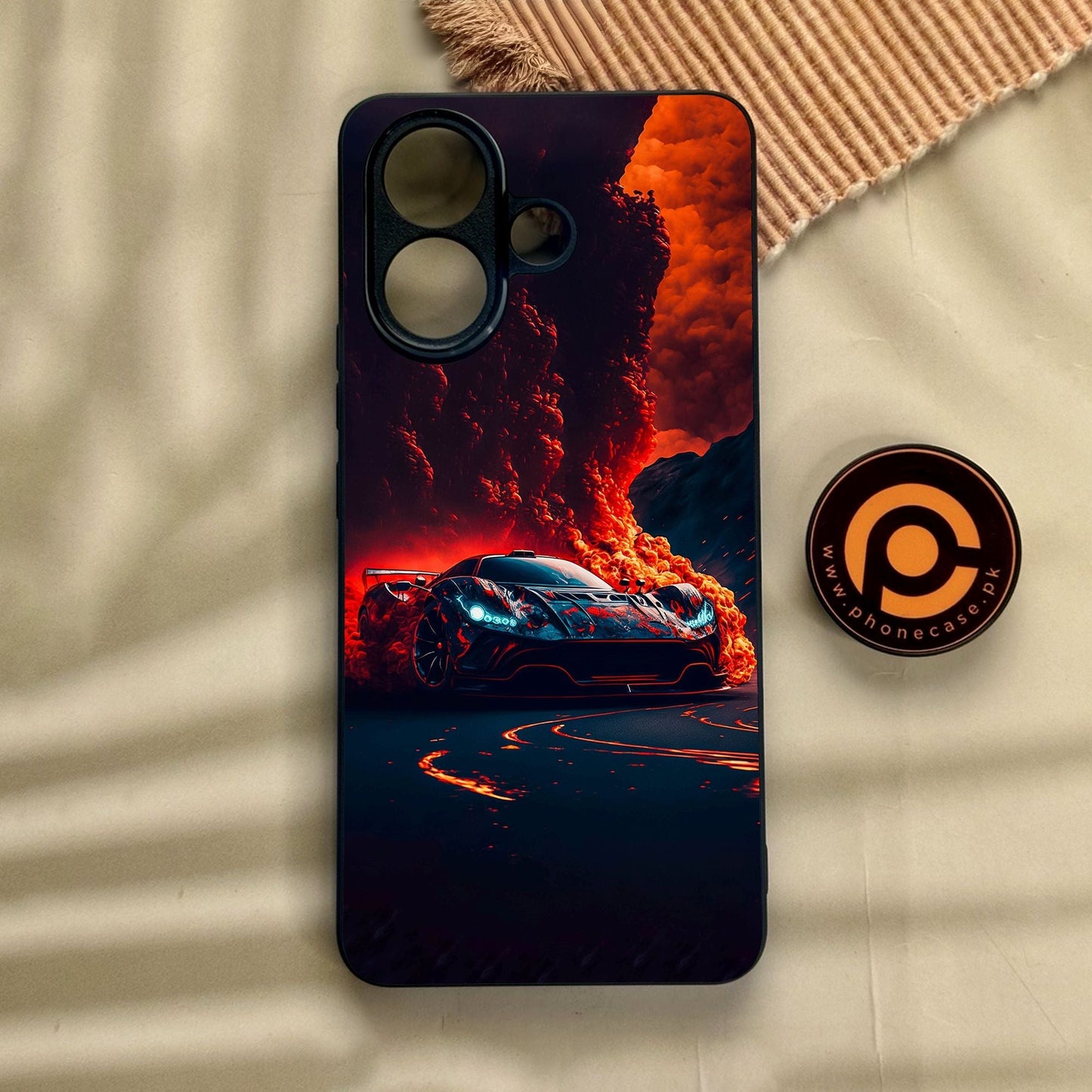 Vivo V60 Lite - Racing Design 6 - Premium Metal Printed Soft Bumper Shock Proof Case