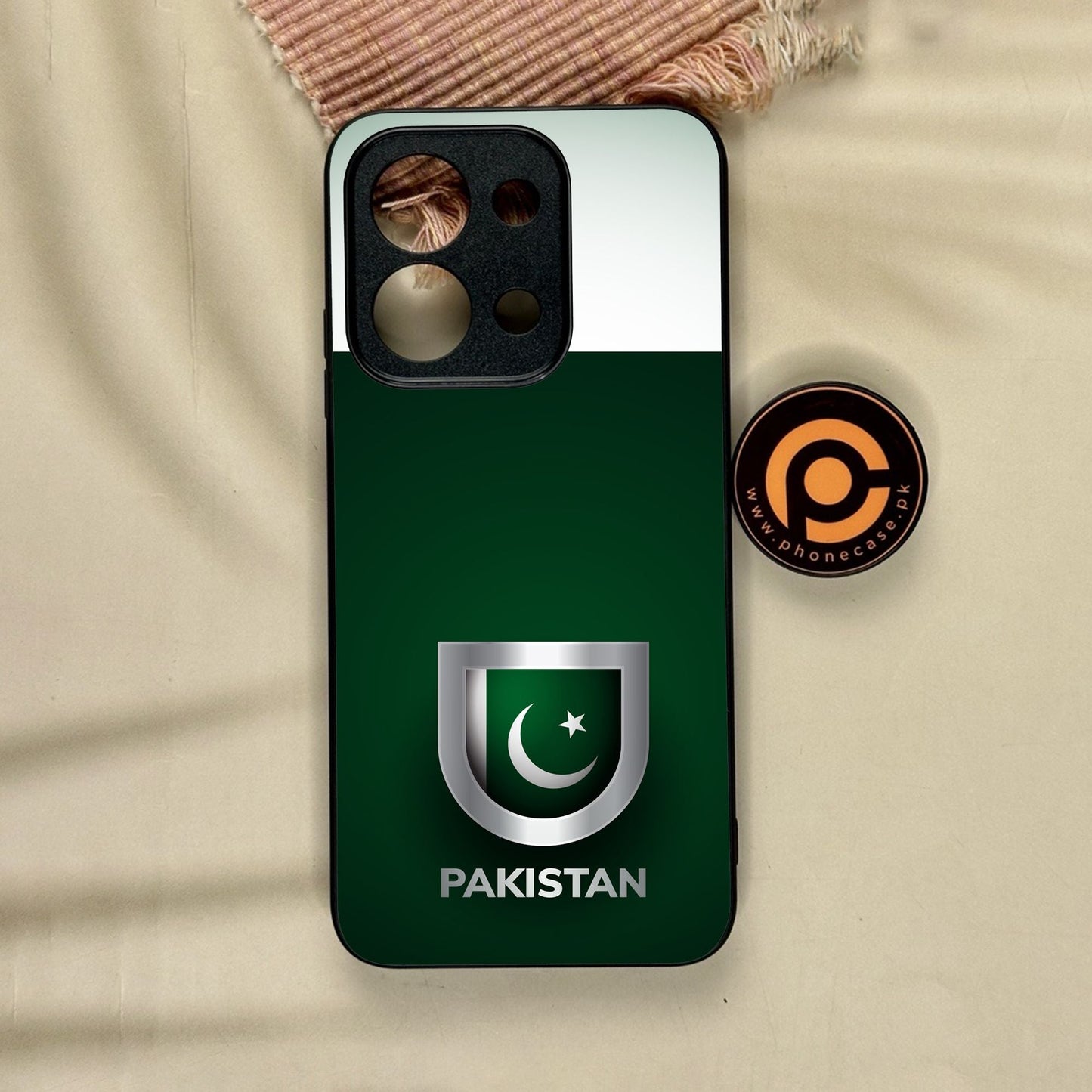 Xiaomi Redmi 15C - Pakistan Design 4 - Premium Metal Printed Soft Bumper Shock Proof Case