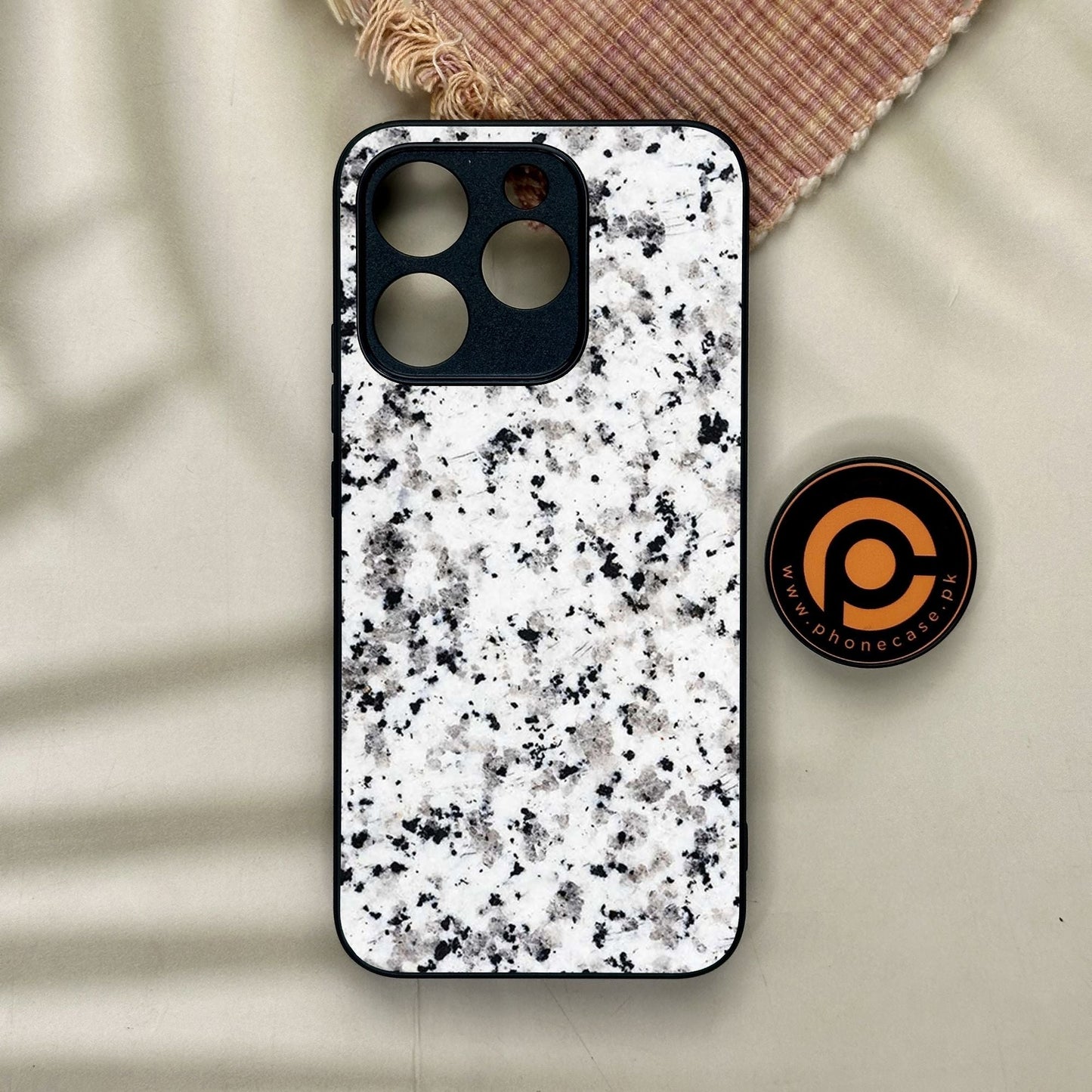 Realme 15T - White Design 9 - Premium Metal Printed Soft Bumper Shock Proof Case