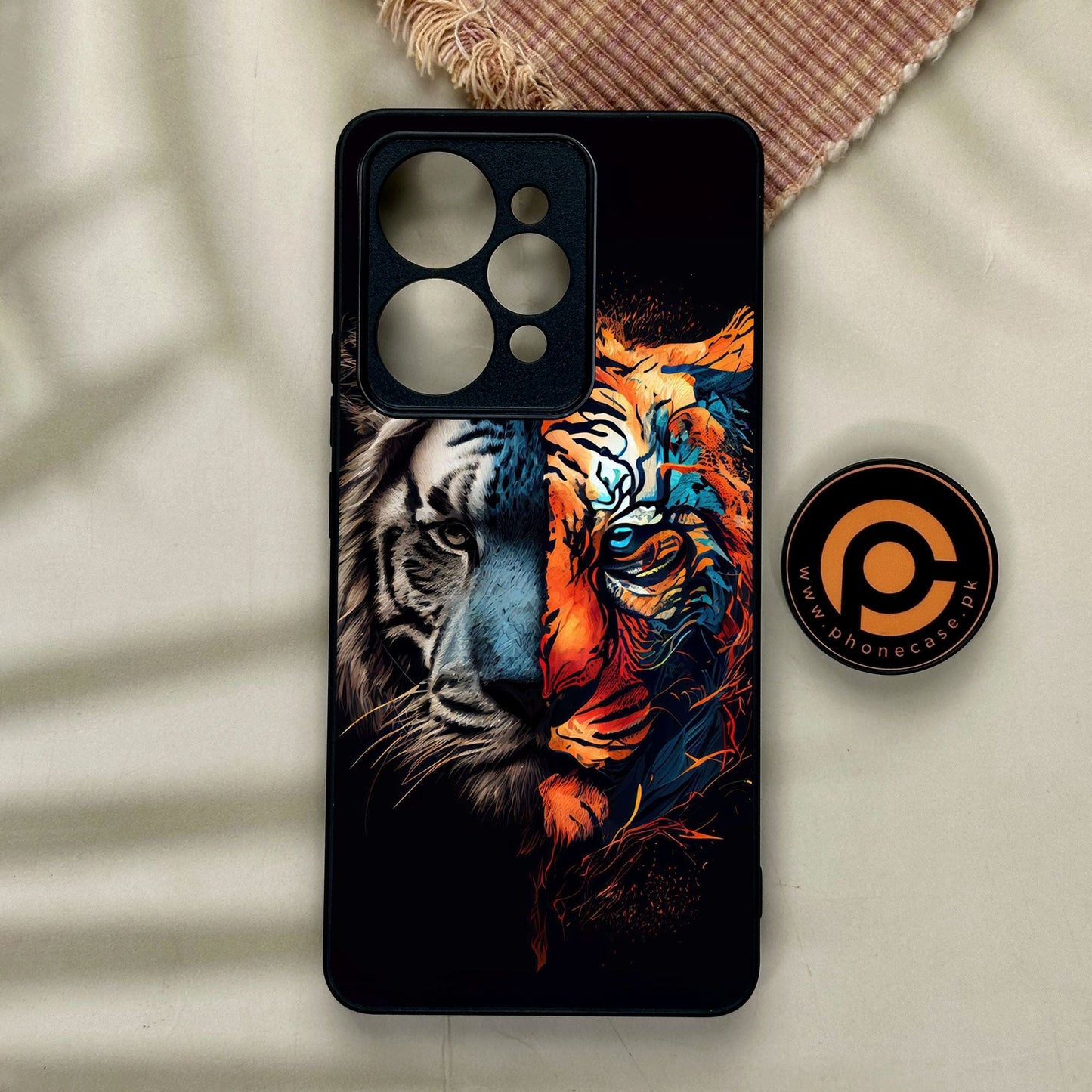 Realme 15 Pro - Tiger 2.0 Design 1 - Premium Metal Printed Soft Bumper Shock Proof Case