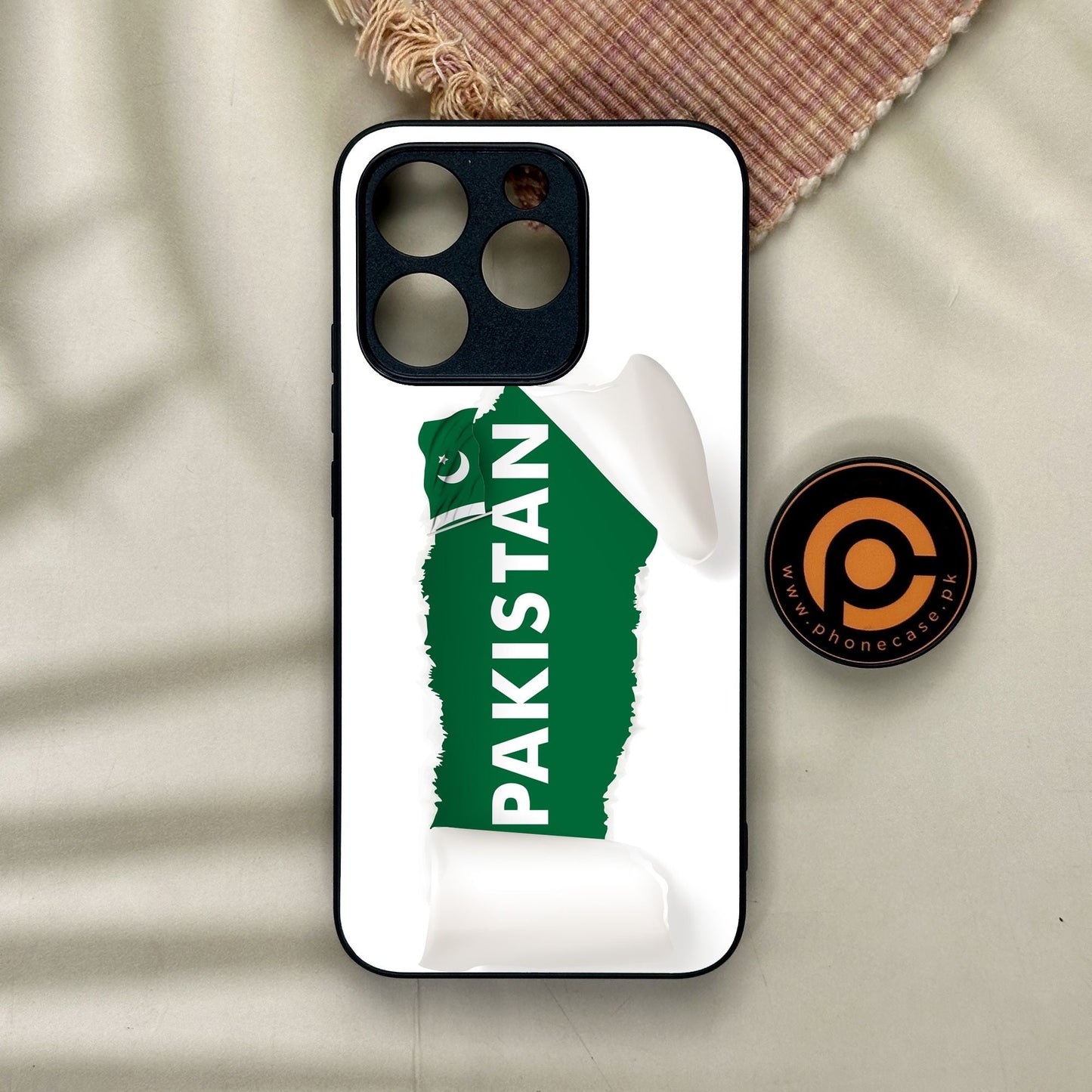 Realme 15T - Pakistani Flag Design 3 - Premium Metal Printed Soft Bumper Shock Proof Case