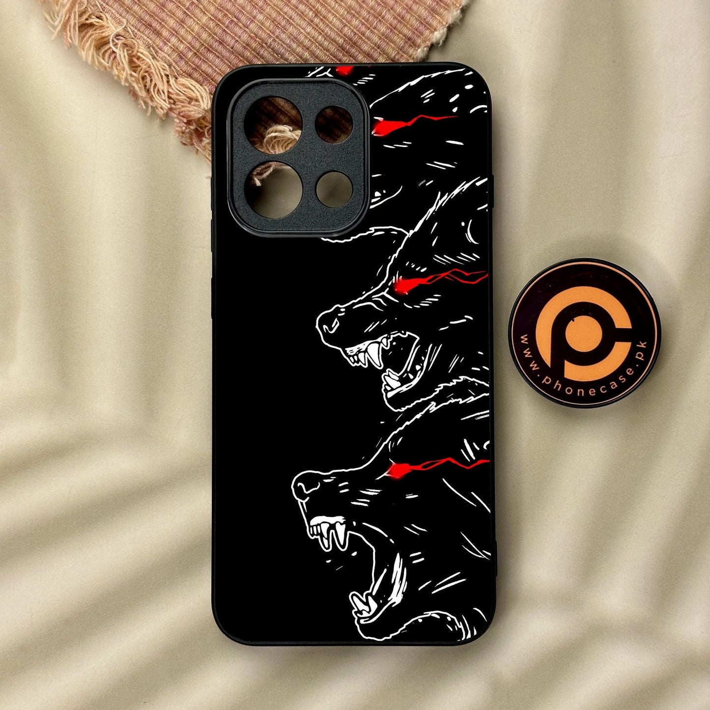 OnePlus 13T - Black Art Design 7 - Premium Metal Printed Soft Bumper Shock Proof Case