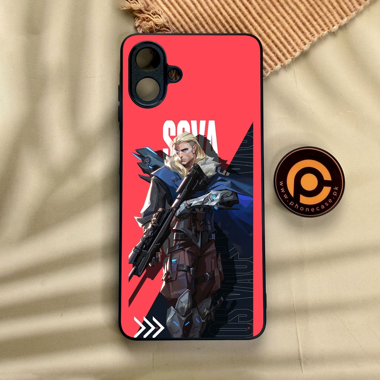 Samsung Galaxy A07 - Battle-Ready Design 7 - Premium Metal Printed Soft Bumper Shock Proof Case