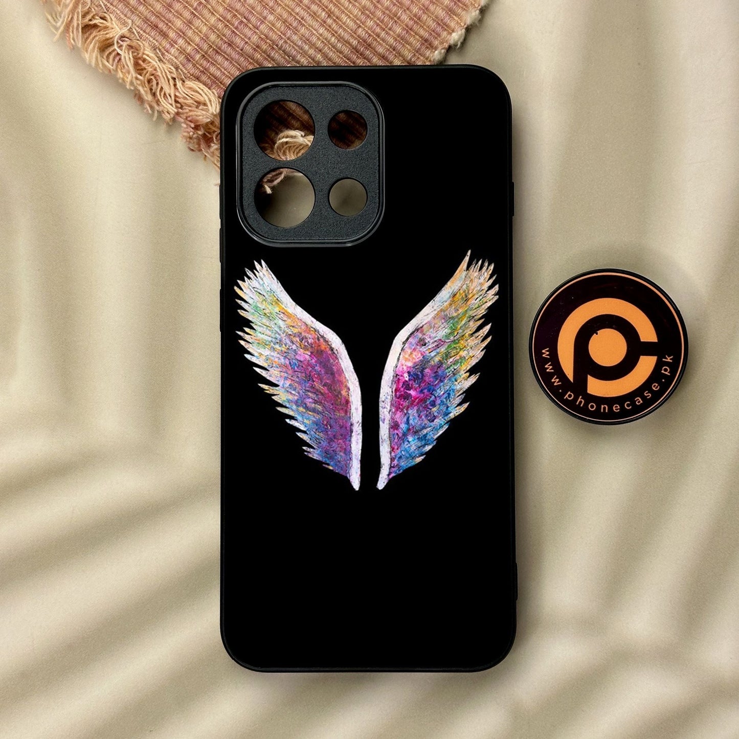 OnePlus 13T - Angel Wings Design 3 - Premium Metal Printed Soft Bumper Shock Proof Case