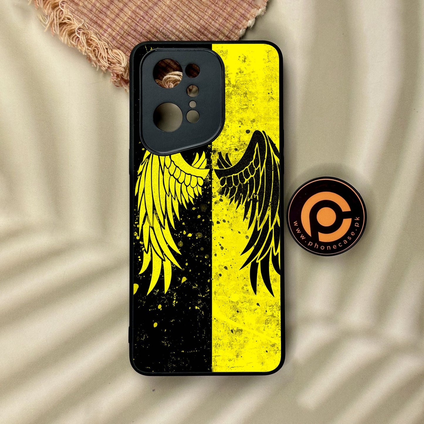 Oppo Find X5 Pro - Angel 2.0 Design 1 - Premium Metal Printed Soft Bumper Shock Proof Case