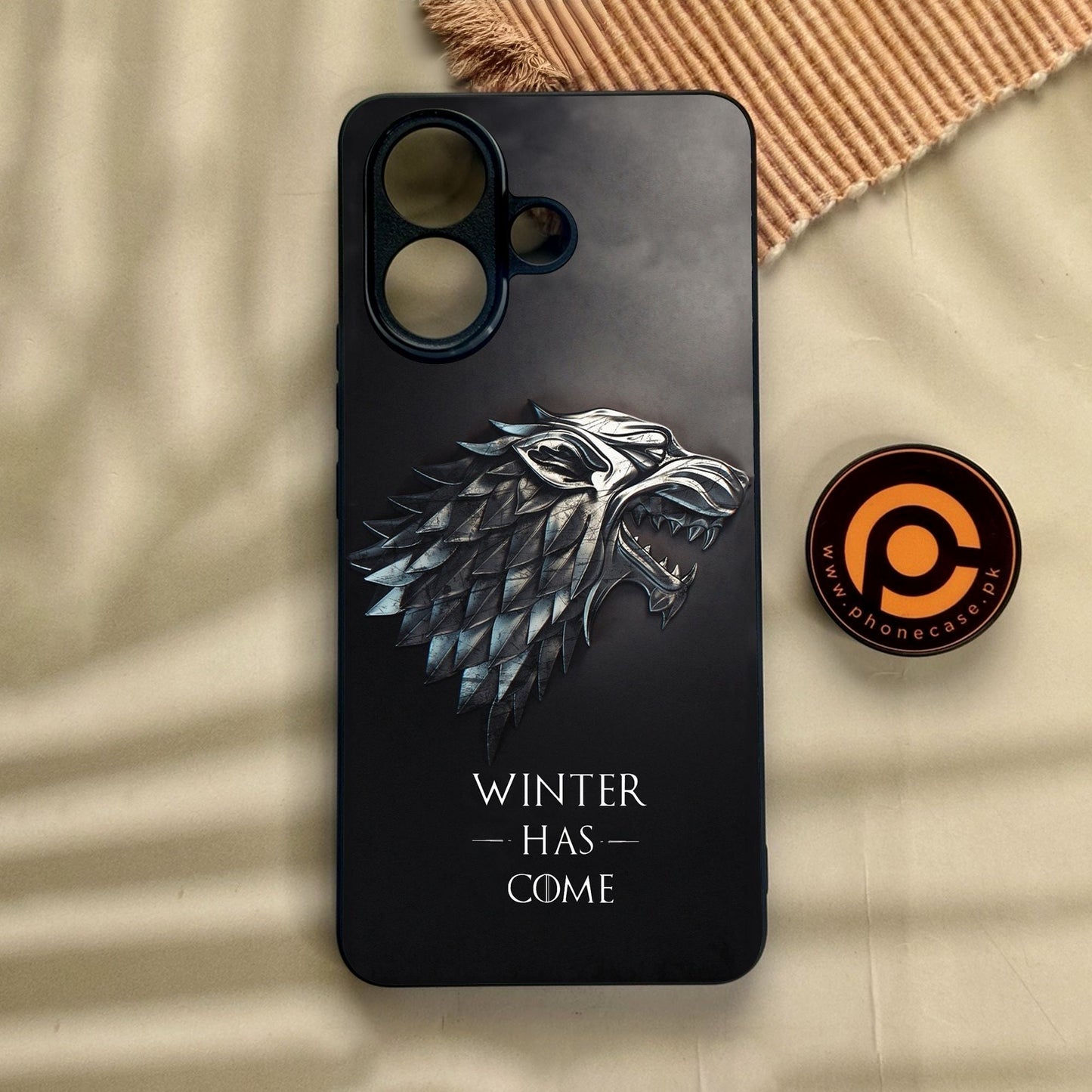 Vivo V60 Lite - Winter Has Come Got - Premium Metal Printed Soft Bumper Shock Proof Case