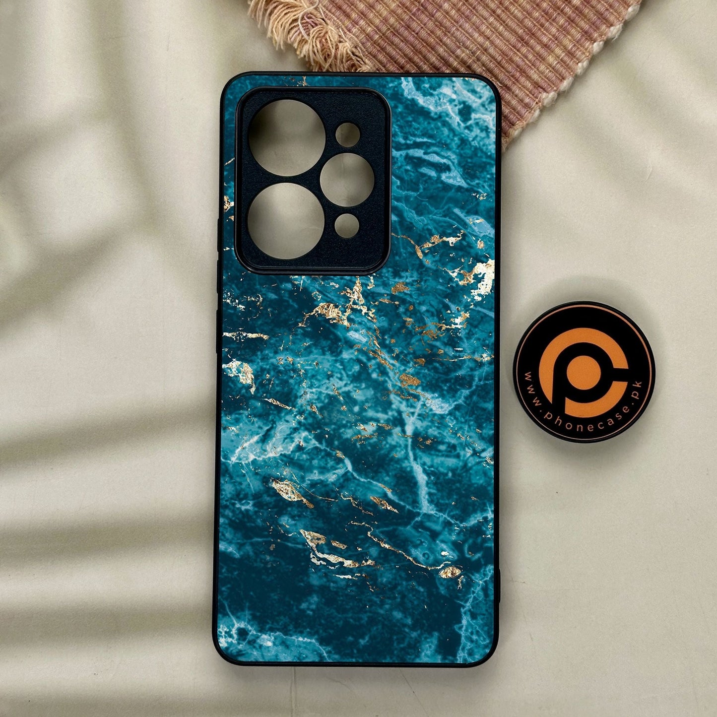 Realme 15 Pro - Blue 2.0 Design 8 - Premium Metal Printed Soft Bumper Shock Proof Case