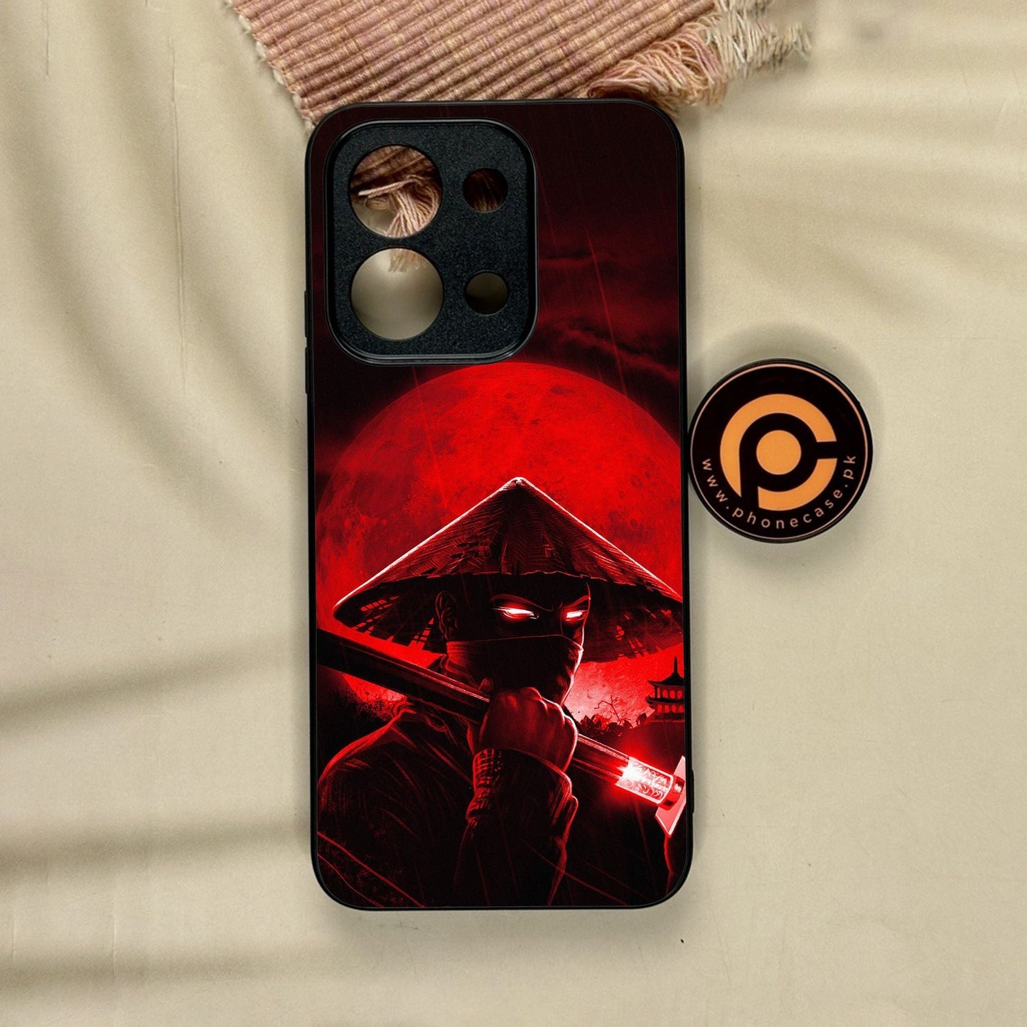 Xiaomi Redmi 15C - Ninja Design 2 - Premium Metal Printed Soft Bumper Shock Proof Case