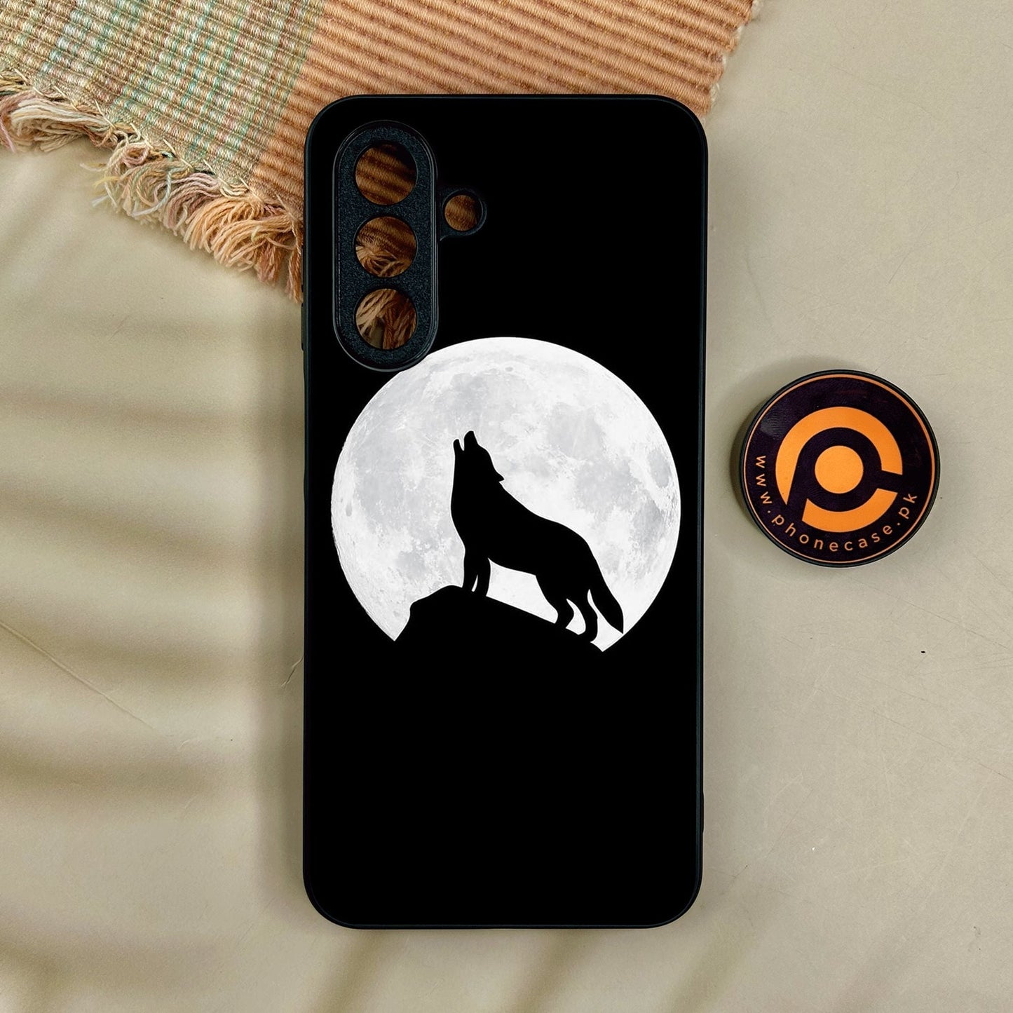 Samsung Galaxy A17 - Wolf Design 3 - Premium Metal Printed Soft Bumper Shock Proof Case