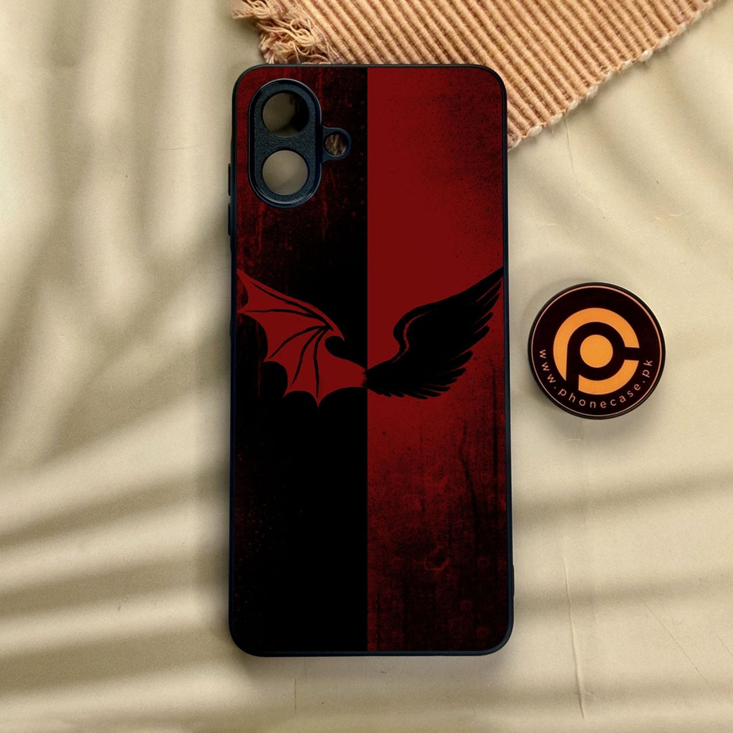 Samsung Galaxy A07 - Angel 2.0 Design 6 - Premium Metal Printed Soft Bumper Shock Proof Case