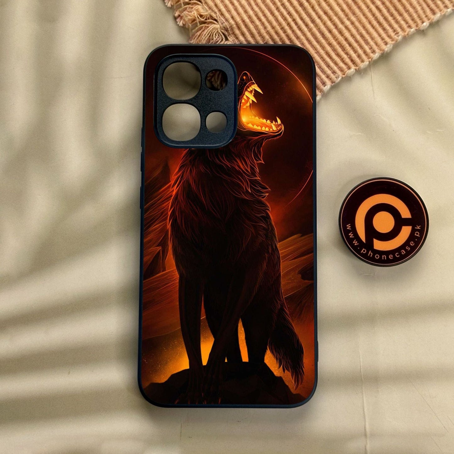 Oppo A6 Pro - Wolf Design 6 - Premium Metal Printed Soft Bumper Shock Proof Case