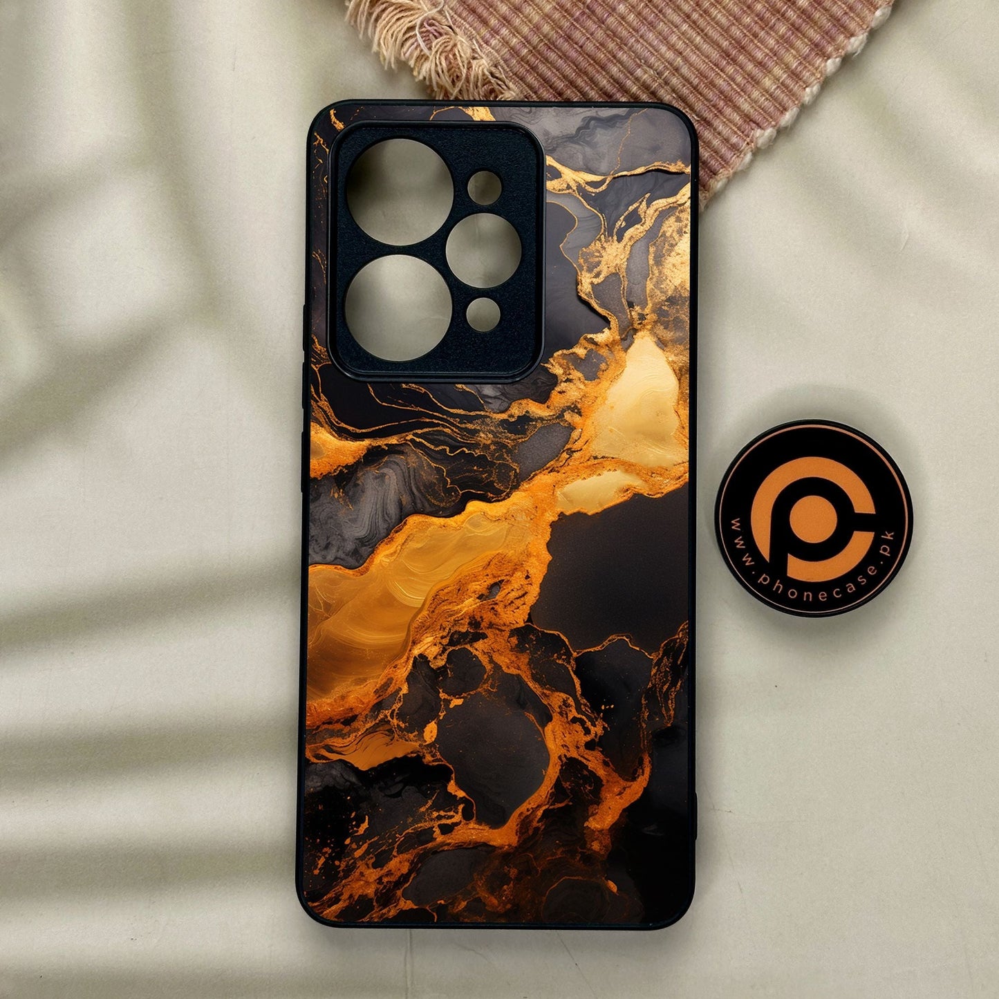 Realme 15 Pro - Liquid Design 4 - Premium Metal Printed Soft Bumper Shock Proof Case