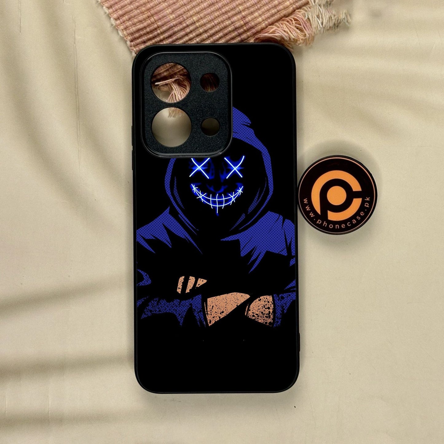 Xiaomi Redmi 15C - Anonymous 2.0 Design 10 - Premium Metal Printed Soft Bumper Shock Proof Case