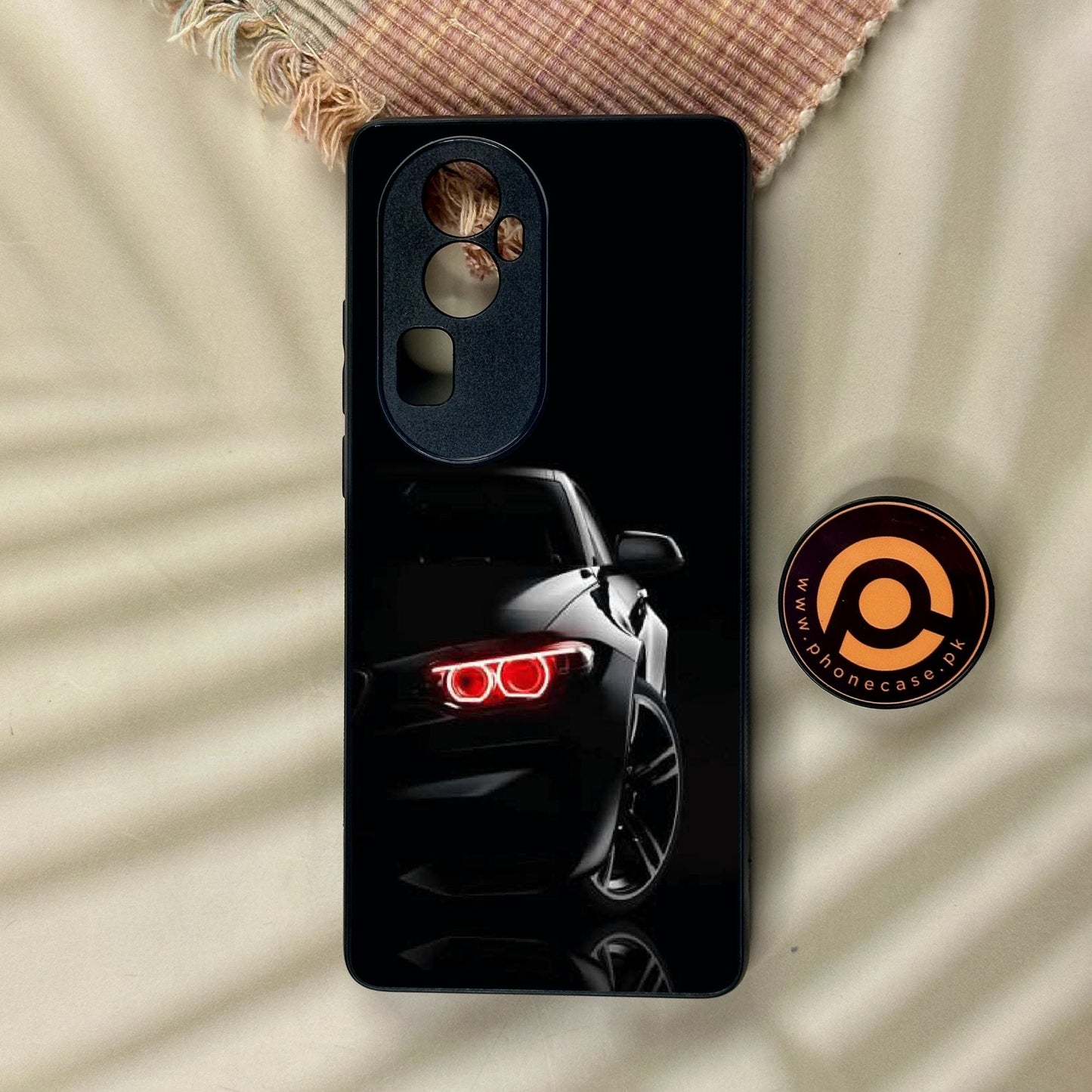 Oppo Reno 10 Pro Plus - Black Art Design 6 - Premium Metal Printed Soft Bumper Shock Proof Case