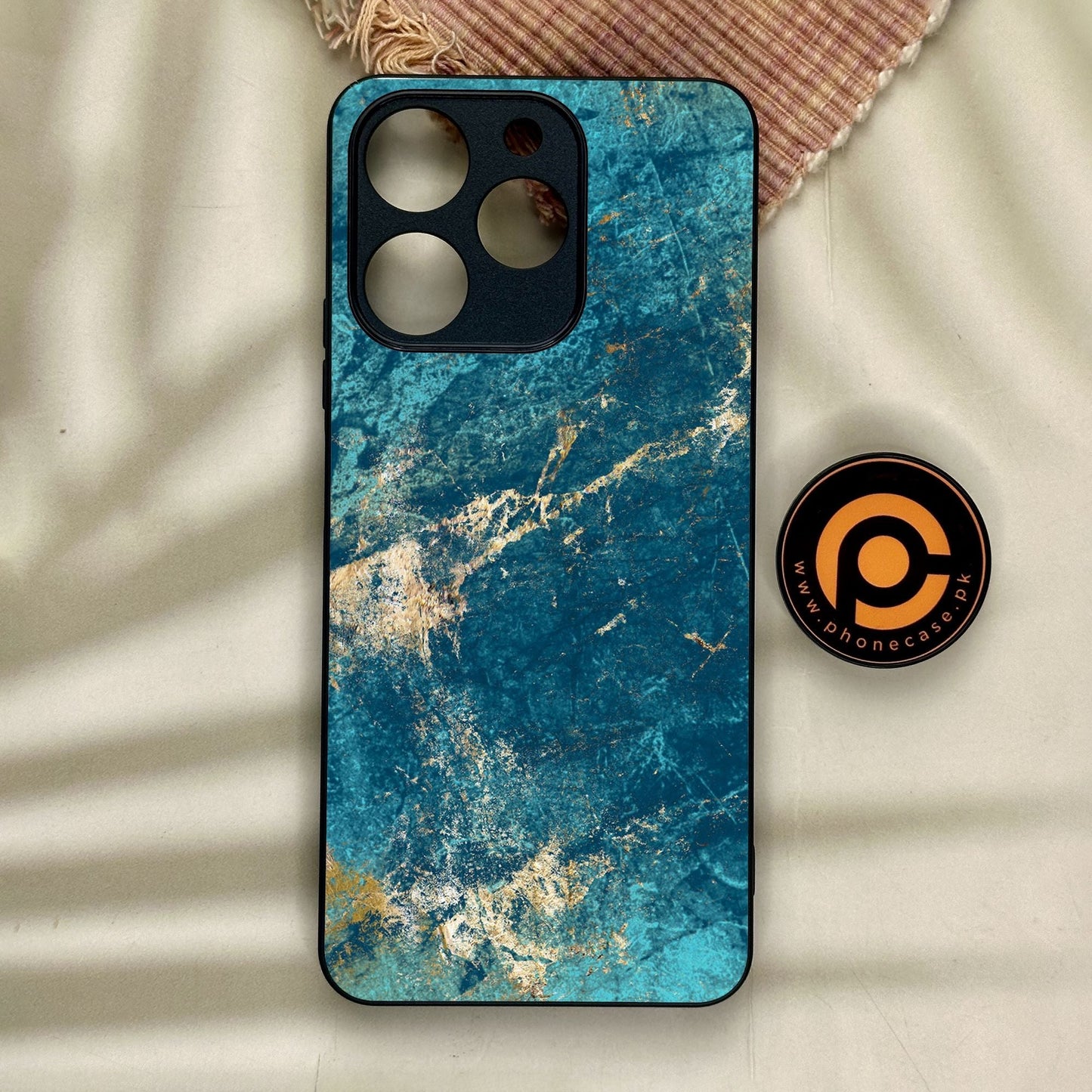 Realme Note 70 - Blue 2.0 Design 9 - Premium Metal Printed Soft Bumper Shock Proof Case