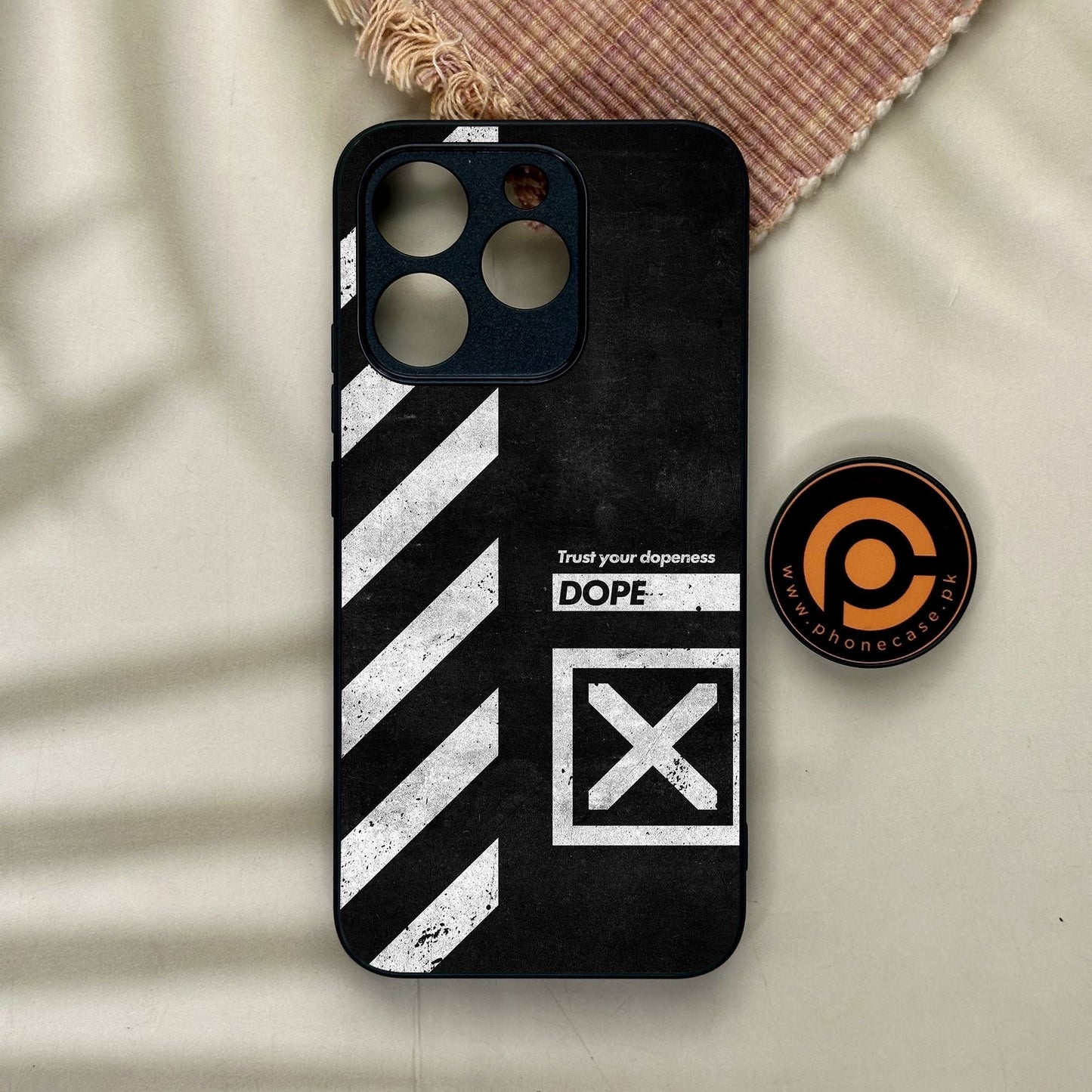 Realme 15T - Trust Your Dopeness - Premium Metal Printed Soft Bumper Shock Proof Case