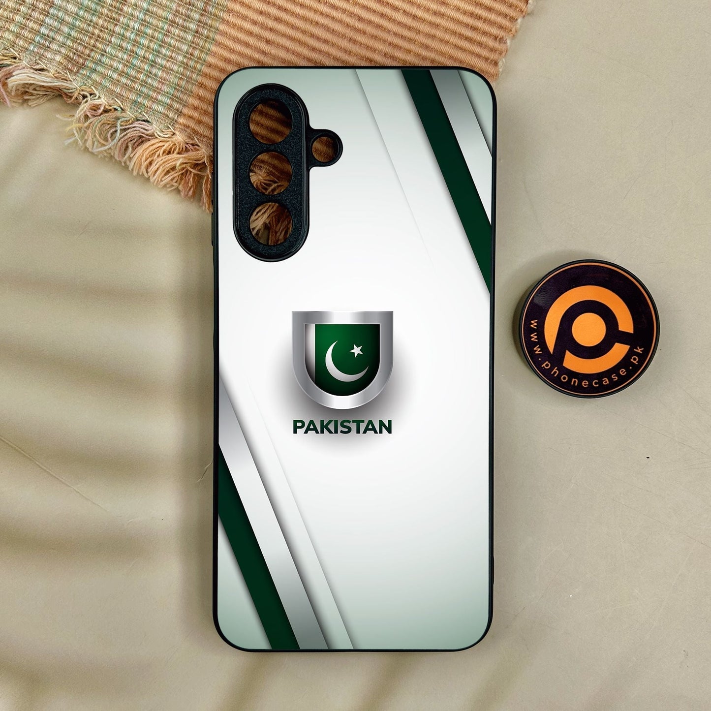Samsung Galaxy A17 - Pakistan Design 2 - Premium Metal Printed Soft Bumper Shock Proof Case
