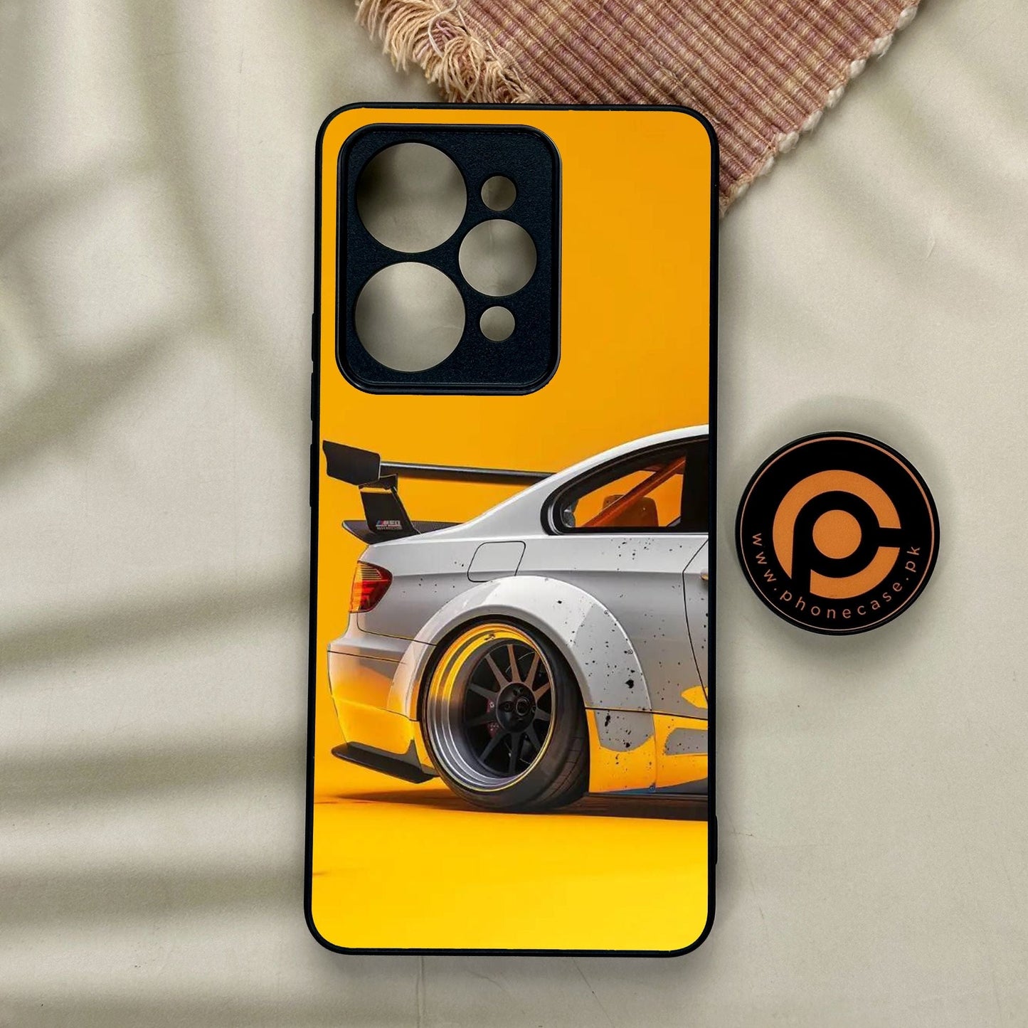 Realme 15 Pro - M3 Gt2 Racing Car - Premium Metal Printed Soft Bumper Shock Proof Case