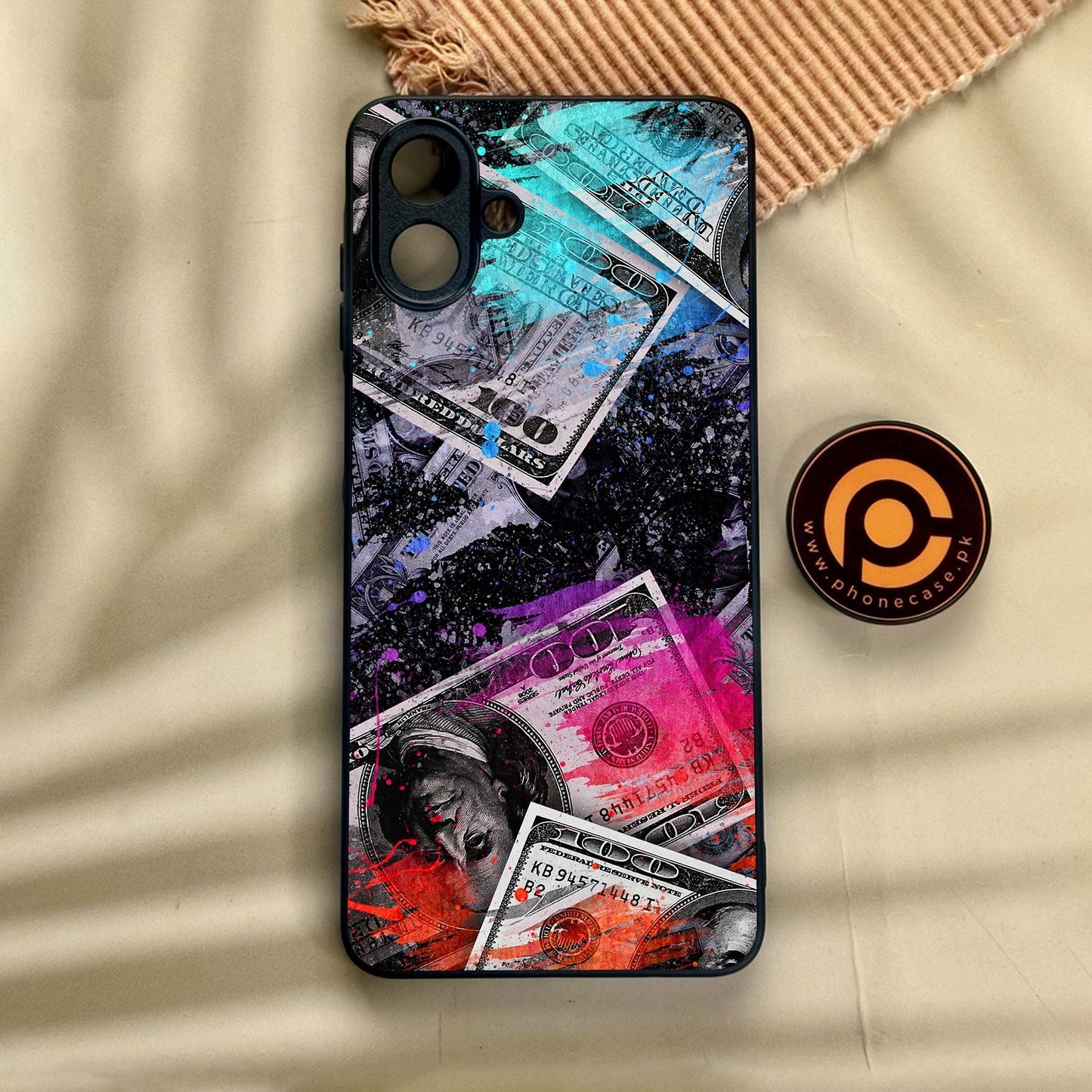 Samsung Galaxy A07 - Dollar Design 4 - Premium Metal Printed Soft Bumper Shock Proof Case