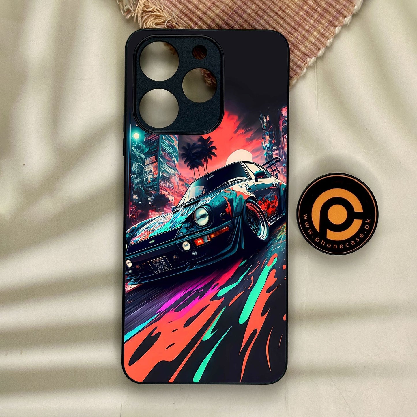 Realme Note 70 - Racing Series 2.0 Design 7 - Premium Metal Printed Soft Bumper Shock Proof Case