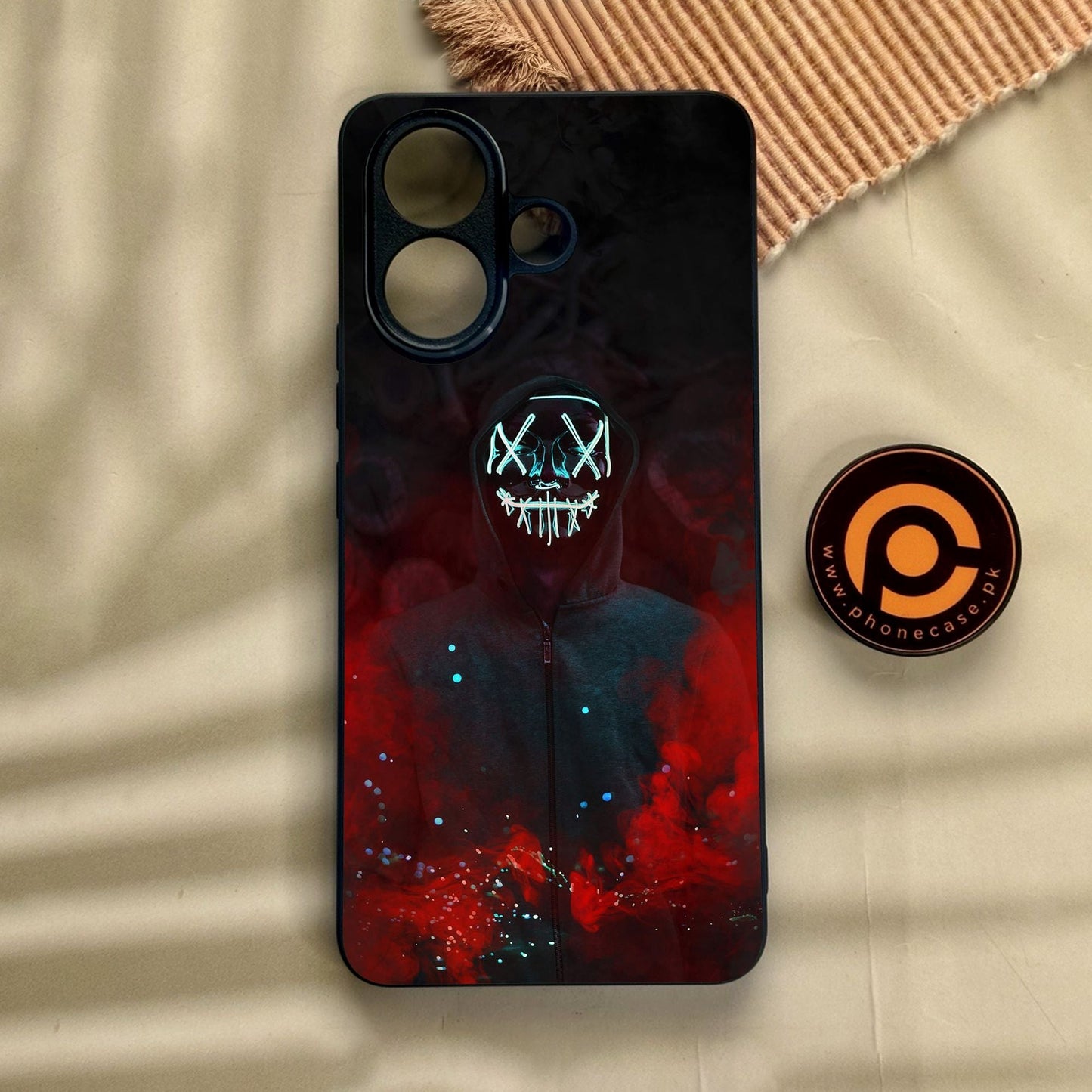 Vivo V60 Lite - Anonymous 2.0 Design 3 - Premium Metal Printed Soft Bumper Shock Proof Case