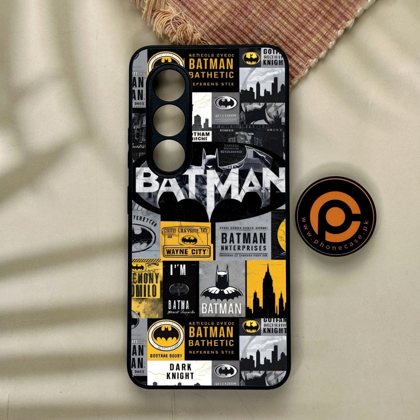 Itel S25 - The Gotham Collage - Premium Metal Printed Soft Bumper Shock Proof Case