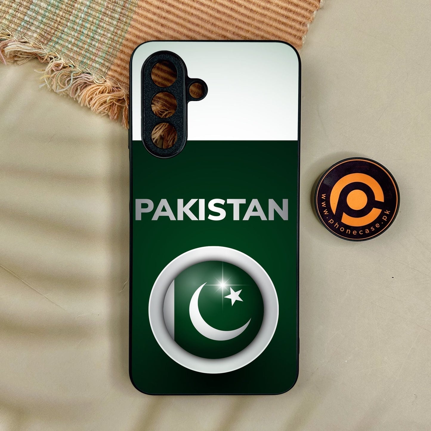 Samsung Galaxy A17 - Pakistan Design 7 - Premium Metal Printed Soft Bumper Shock Proof Case