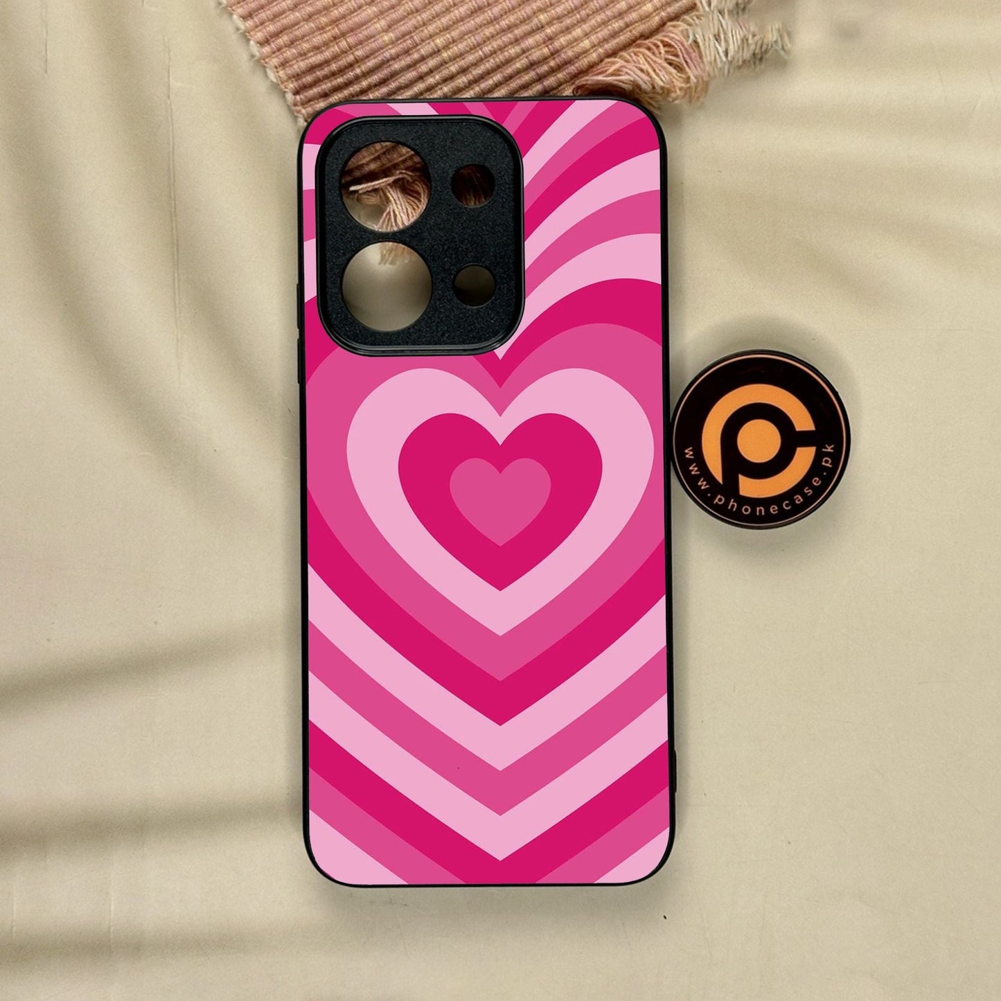 Xiaomi Redmi 15C - Heartbeat Design 6 - Premium Metal Printed Soft Bumper Shock Proof Case