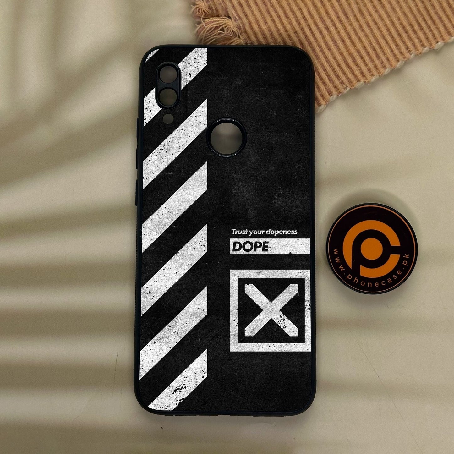 Redmi Note 7 - Trust Your Dopeness - Premium Metal Printed Soft Bumper Shock Proof Case