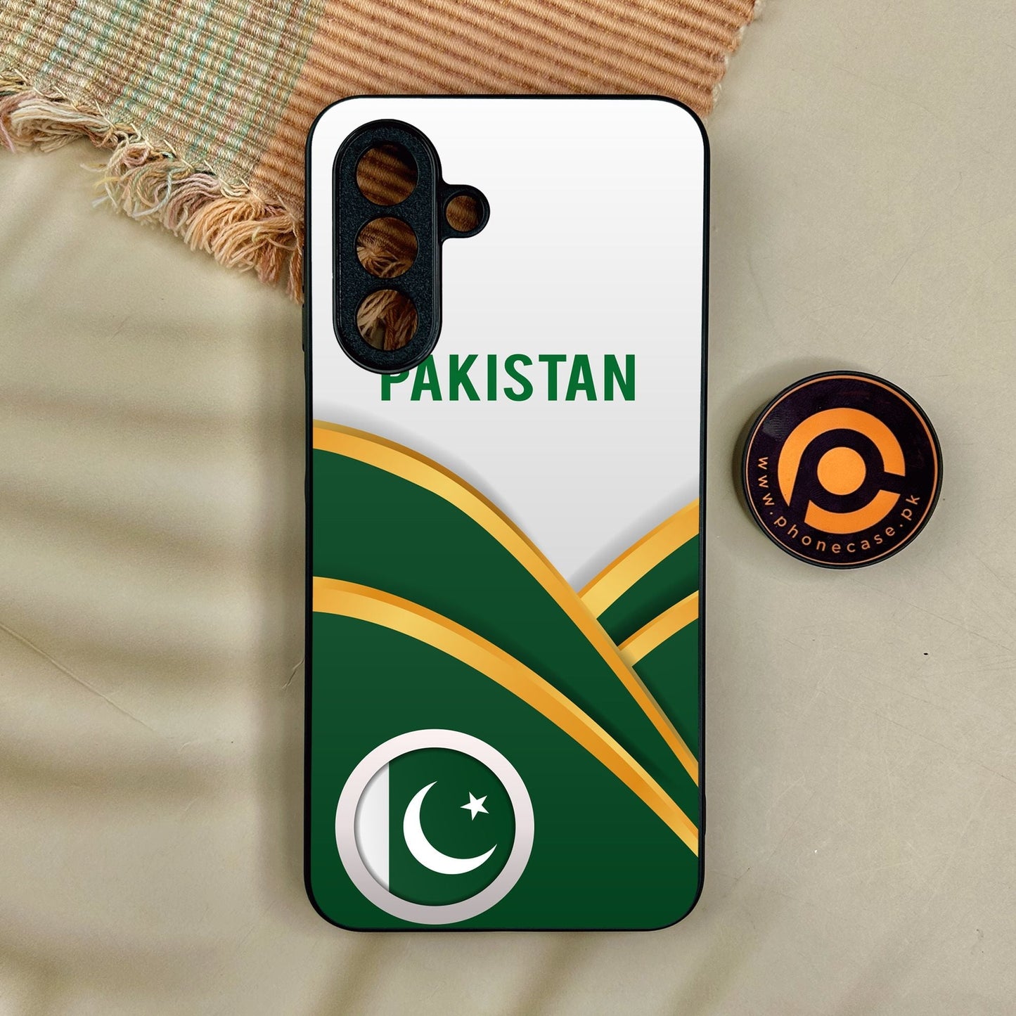 Samsung Galaxy A17 - Pakistan Design 1 - Premium Metal Printed Soft Bumper Shock Proof Case