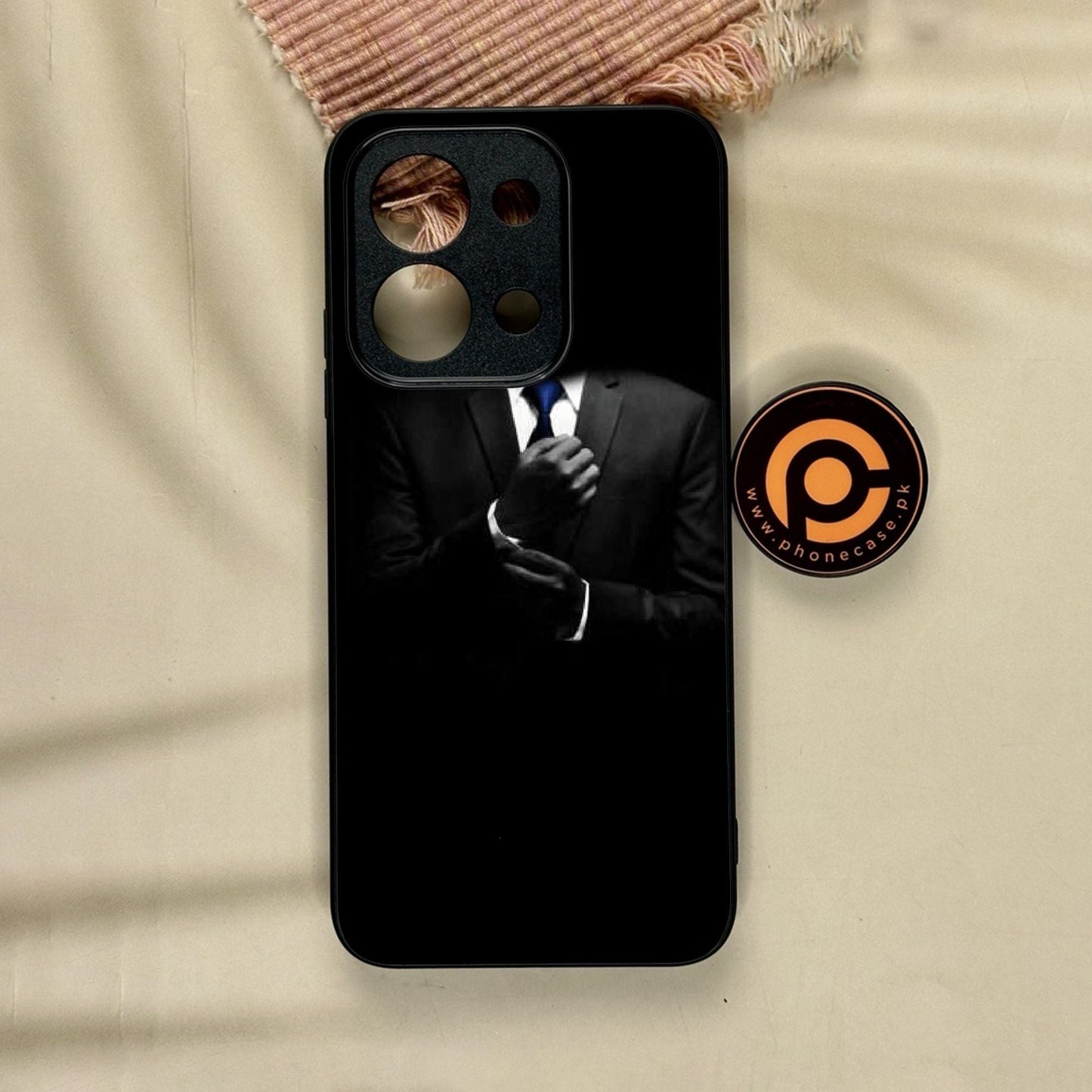 Xiaomi Redmi 15C - Black Art Design 1 - Premium Metal Printed Soft Bumper Shock Proof Case