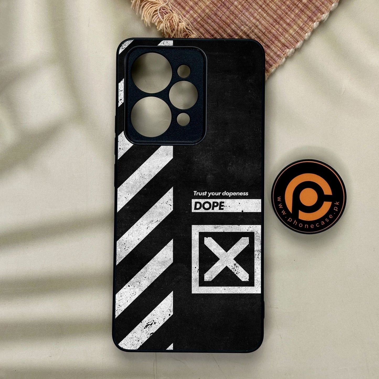 Realme 15 - Trust Your Dopeness - Premium Metal Printed Soft Bumper Shock Proof Case