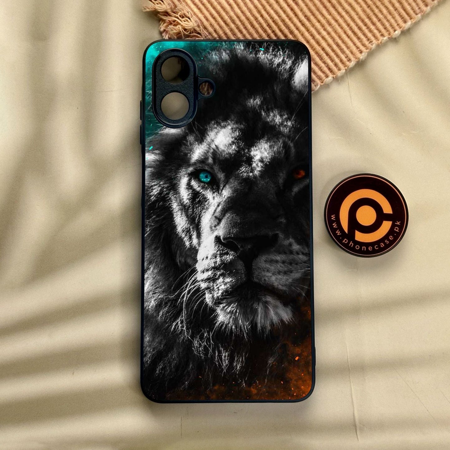 Samsung Galaxy A07 - Tiger Design 3 - Premium Metal Printed Soft Bumper Shock Proof Case