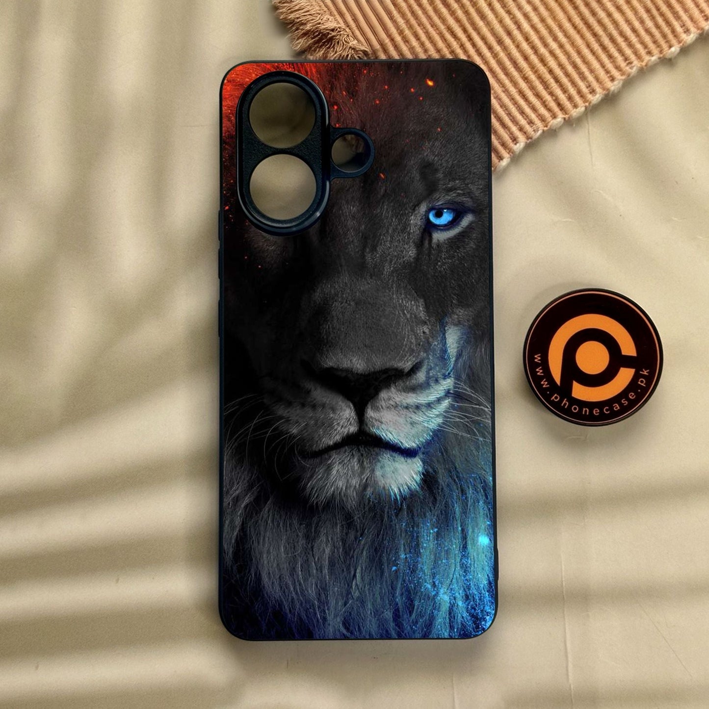Vivo V60 Lite - Tiger Design 4 - Premium Metal Printed Soft Bumper Shock Proof Case