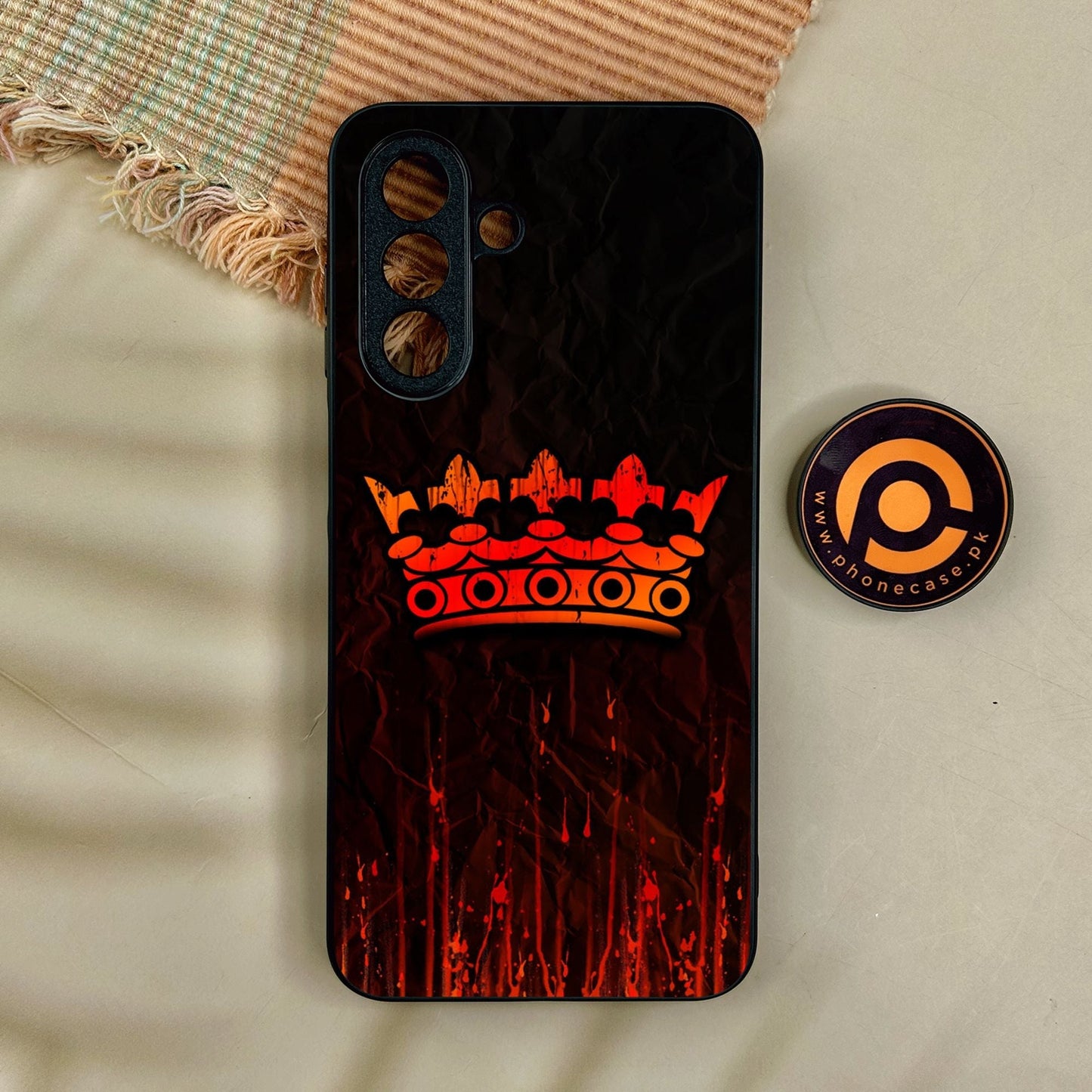 Samsung Galaxy A17 - King Design 4 - Premium Metal Printed Soft Bumper Shock Proof Case