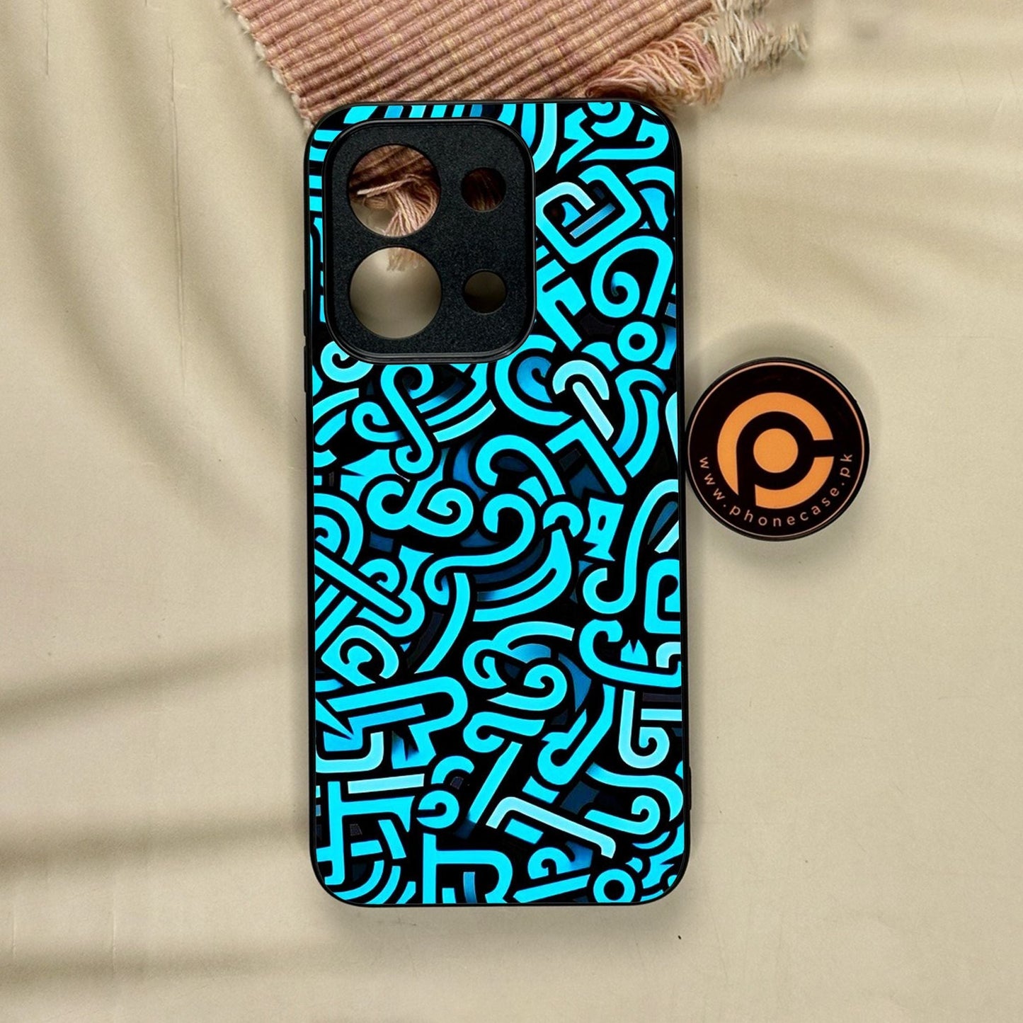 Xiaomi Redmi 15C - Doodle Design - Premium Metal Printed Soft Bumper Shock Proof Case