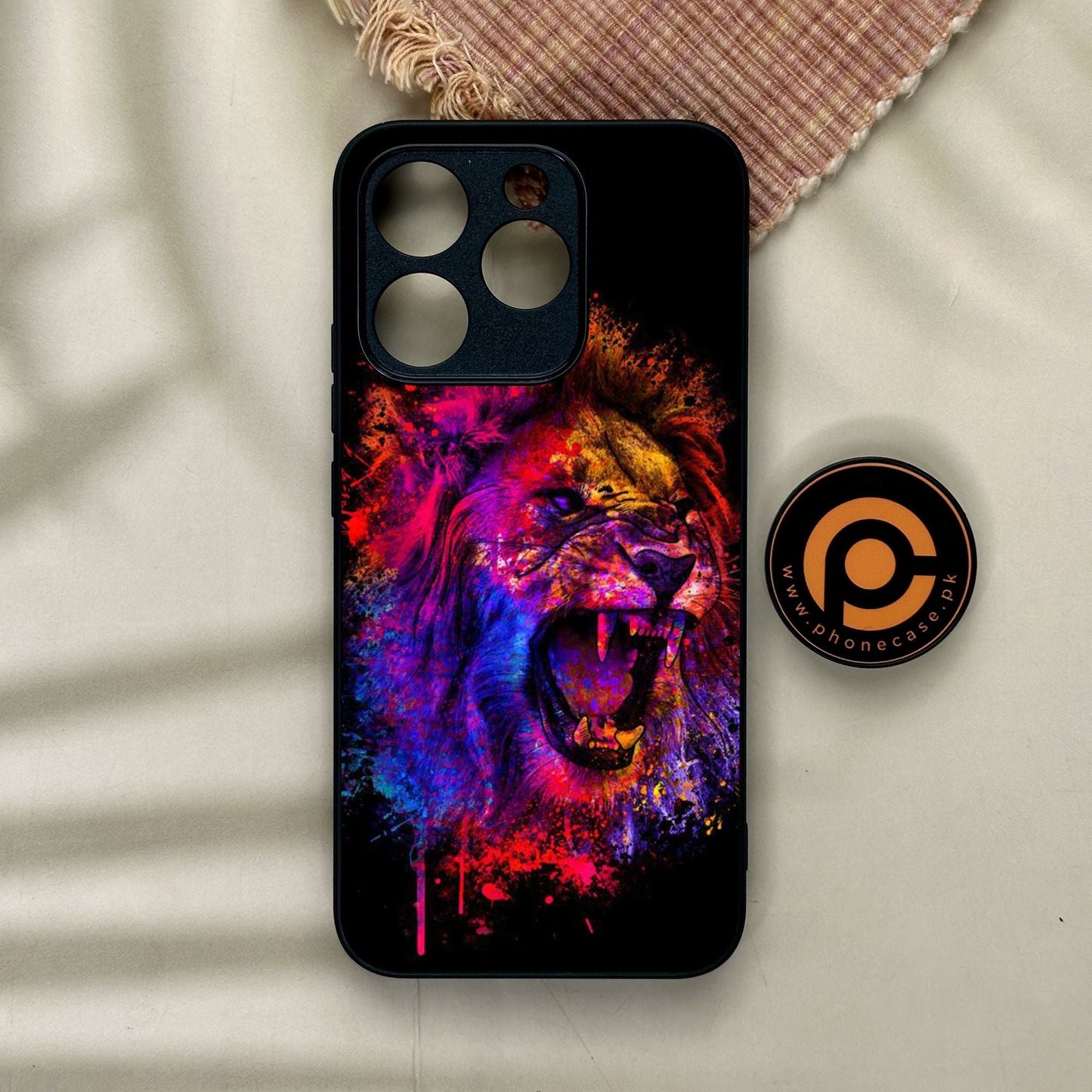 Realme 15T - Tiger 2.0 Design 5 - Premium Metal Printed Soft Bumper Shock Proof Case